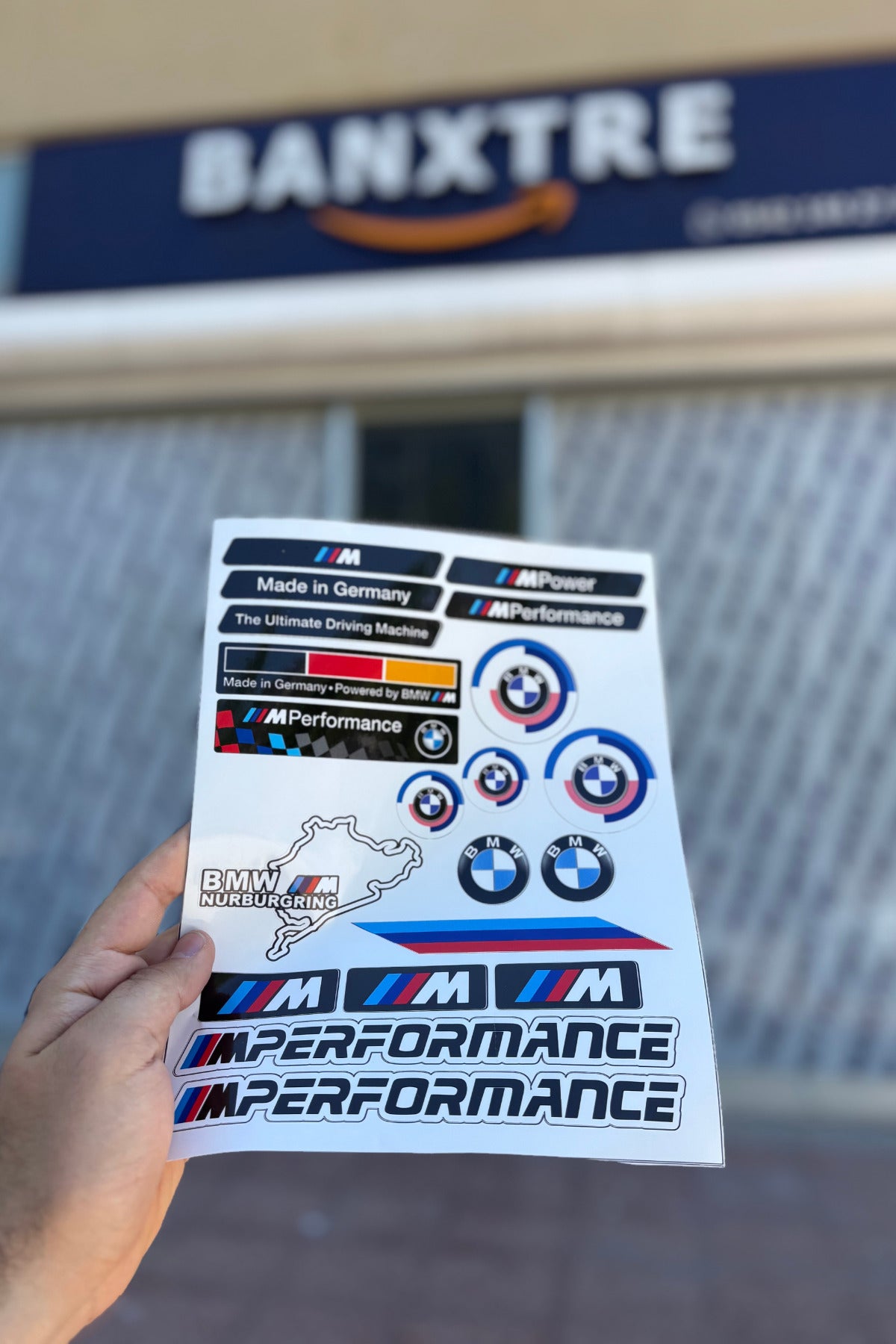 BMW Motorsport A4 Sticker Pack Sticker Seti (20 Parça)