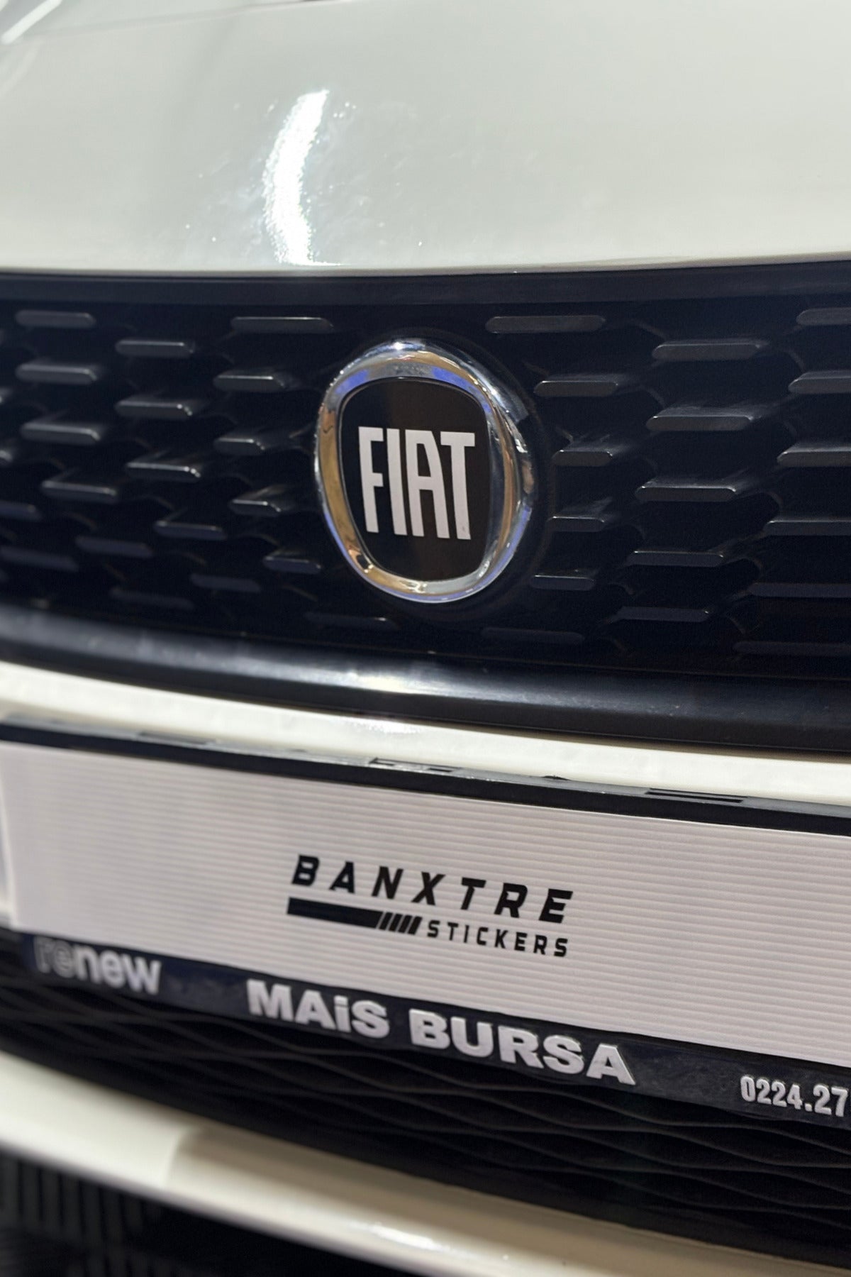 Fiat Egea için Uyumlu Logo için Tam Uyumlu Ön-Arka Sticker Seti
