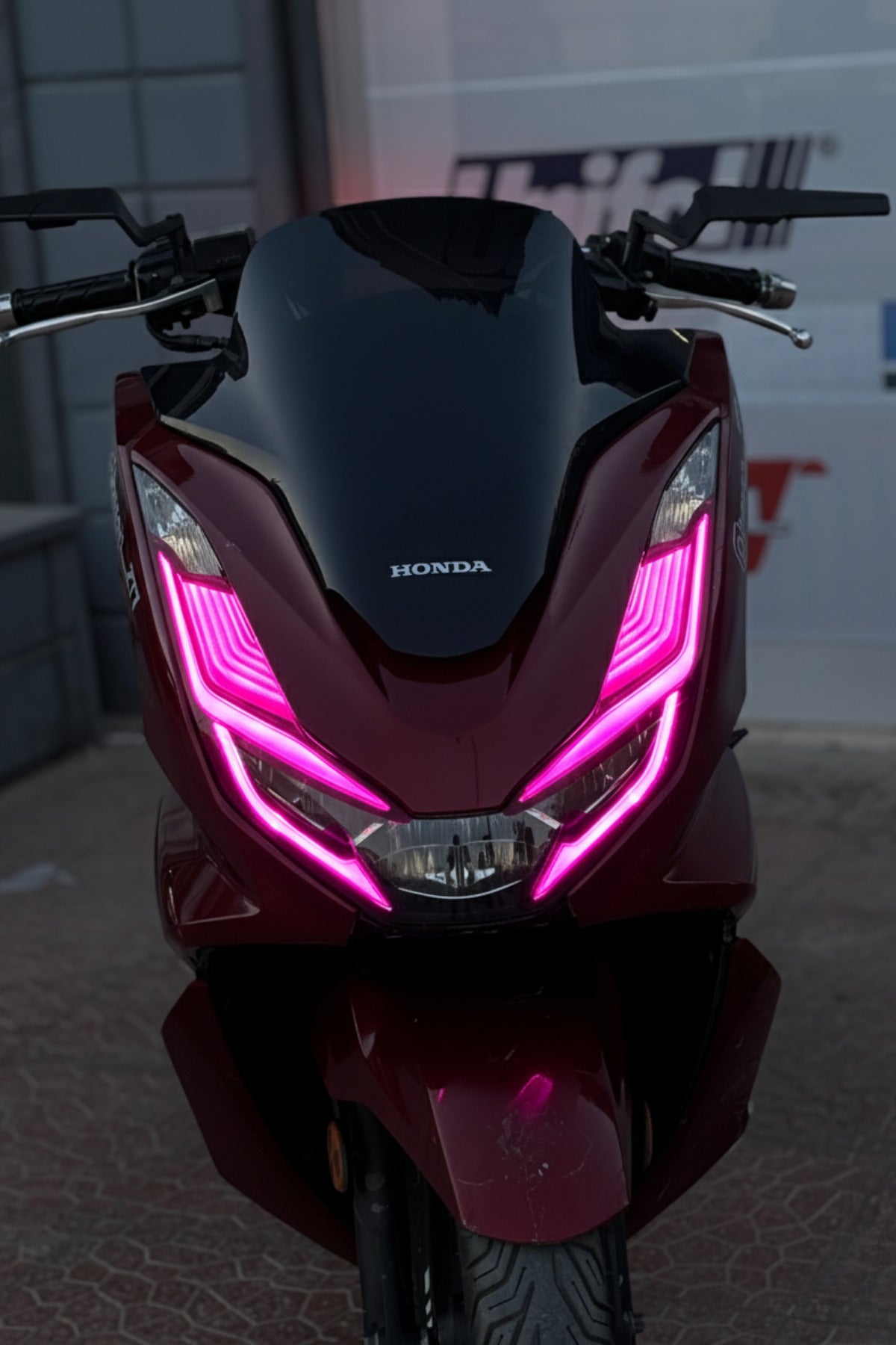 Honda PCX için Kalın Full Kaplamalı Far Tasarım Film Sticker Seti (2021-2022-2023-2024 Model)