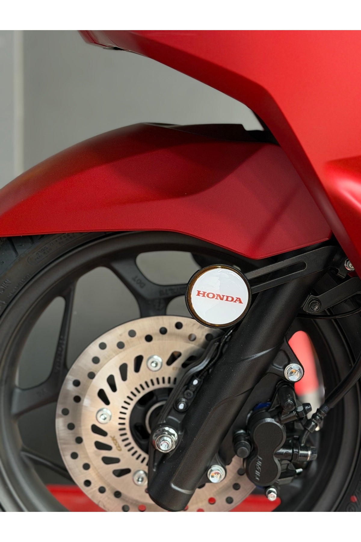 Motosiklet Kedigözü için Reflektör Damla Sticker (Desenli)