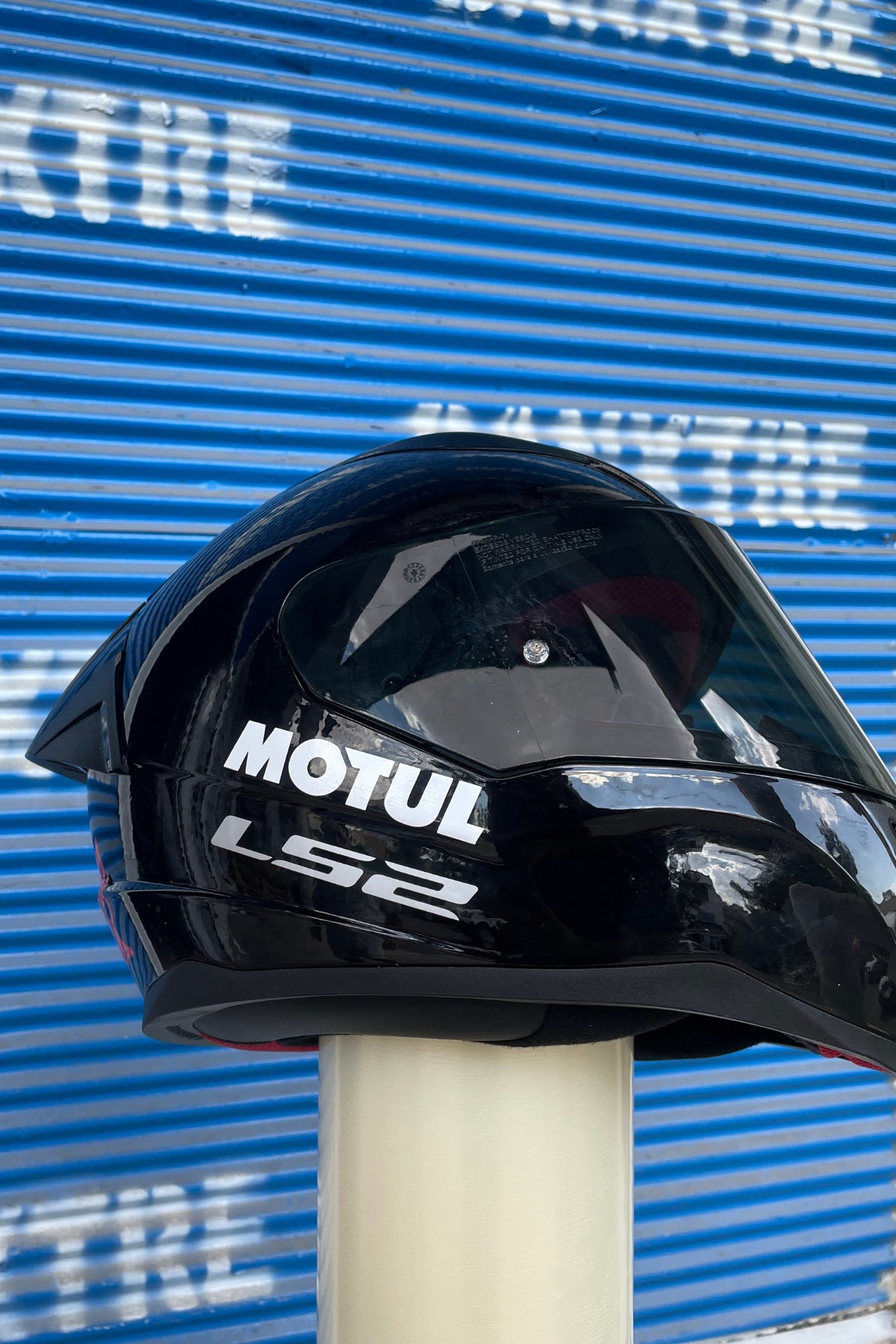 Motor-Araba-Kask için Dekoratif Parlak Beyaz Motul Sticker Etiket 12CMx3CM (1 Adet)