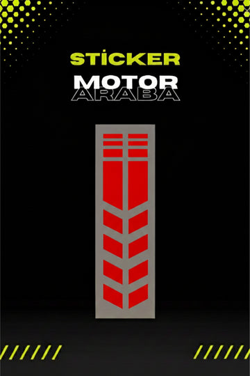 Dekoratif Tampon Şeridi Sticker Motor ve Araba
