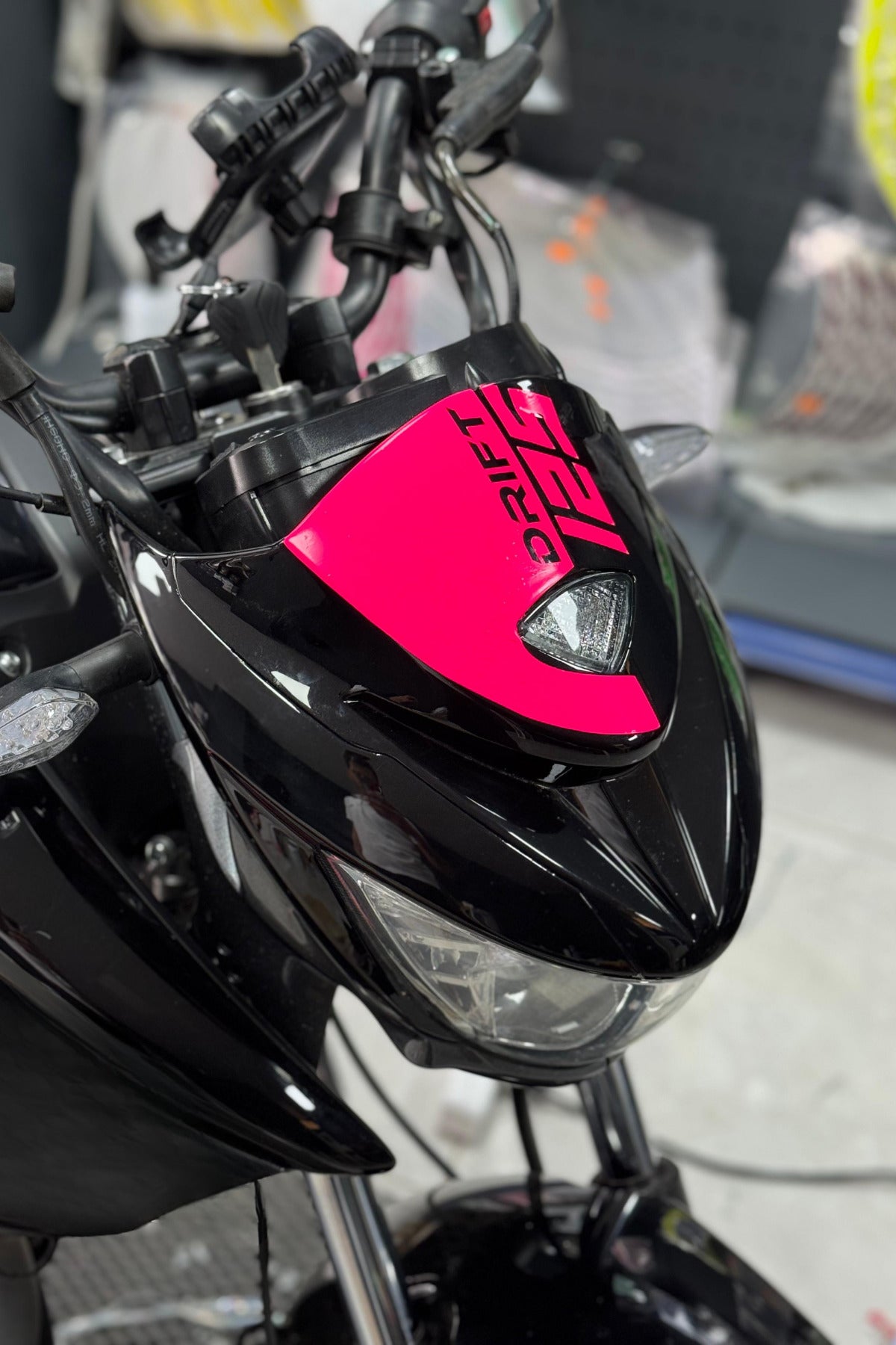 Mondial Drift-L için Drift 125 Kafa Sticker Etiket