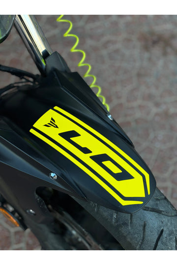 Yamaha MT-07 için Ön Çamurluk için Sticker Etiket (1 Adet)