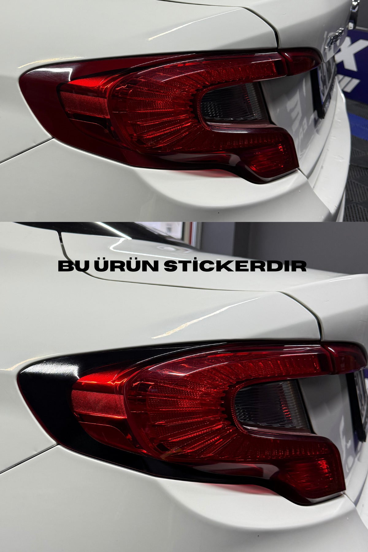 Fiat Egea Stop Çerçevesi Siyah Sticker ( Sağ ve Sol)
