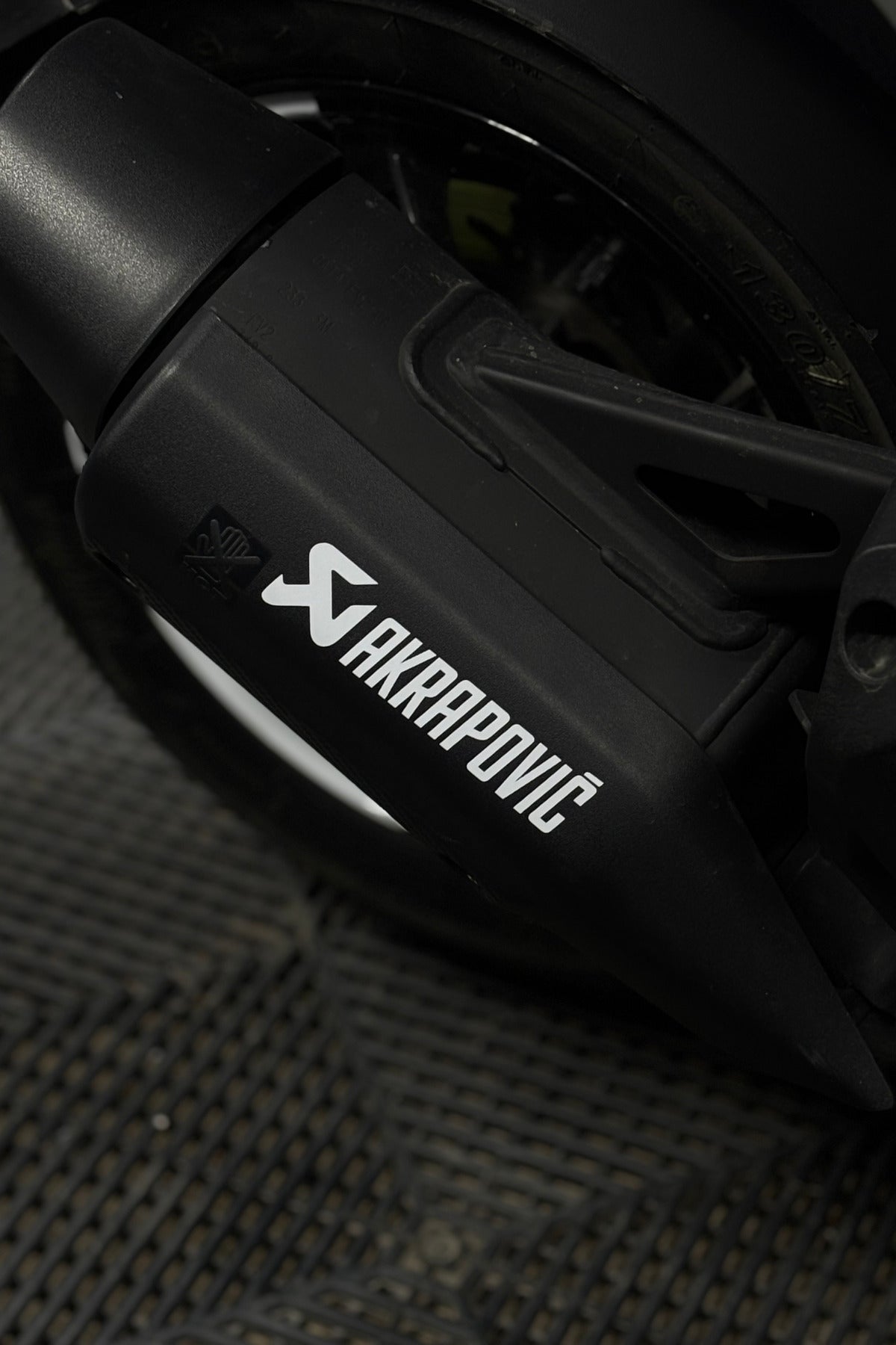 Motosiklet ve Egzoz için Akrapovic Sticker Etiket (1 Adet) (Sticker)