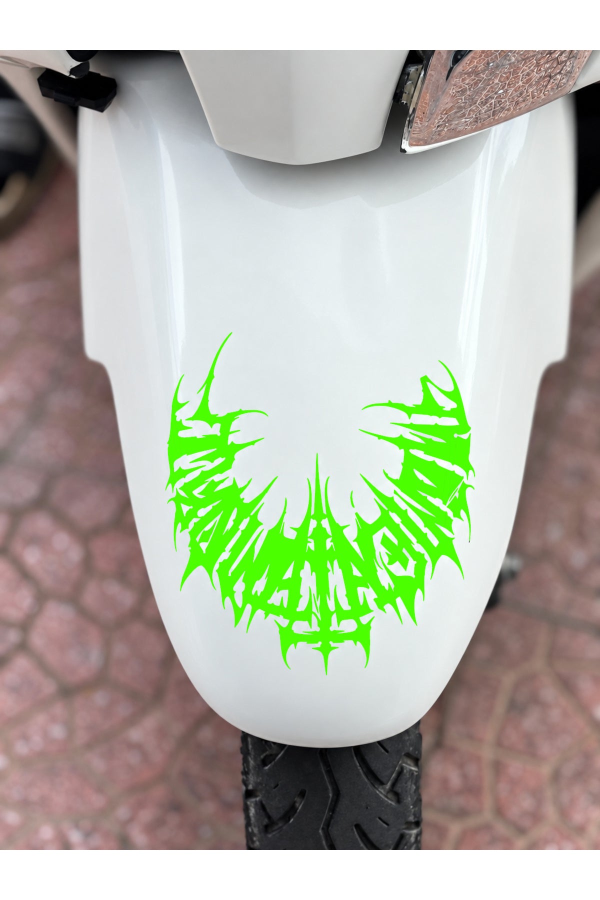 Jupiter Ön Çamurluk için Yarım Gotik Tribal Sticker Etiket (15CMx15CM)