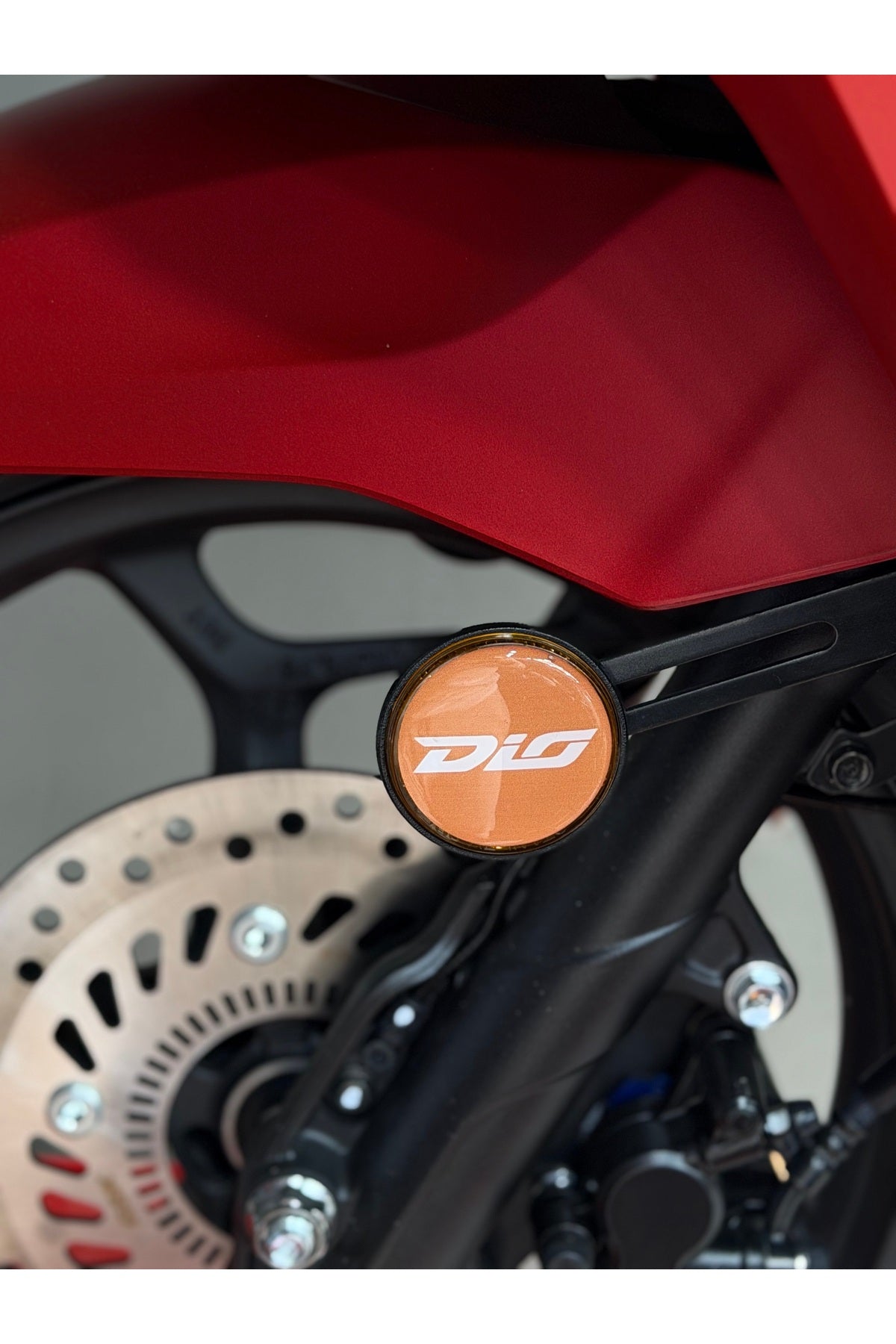 Motosiklet Kedigözü için Reflektör Damla Sticker (Desenli)