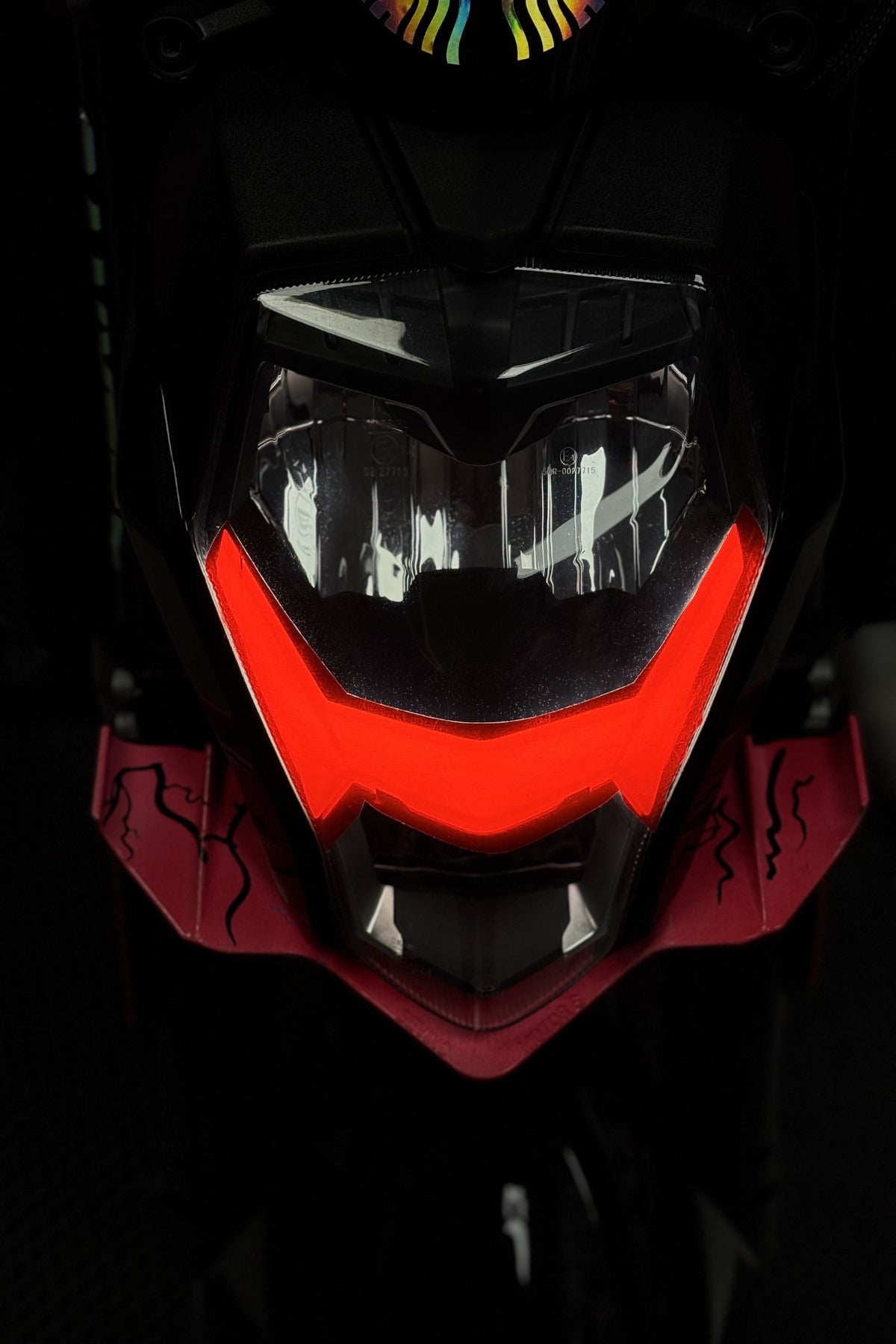 CFMOTO NK250 Gündüz Led için Renkli Far Filmi Sticker
