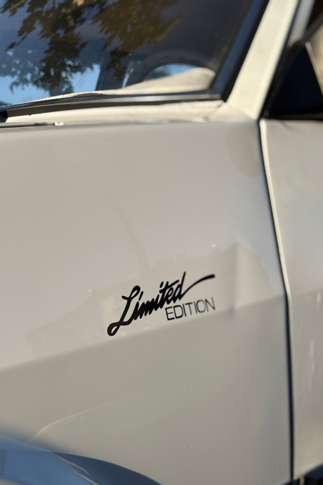 Motor-Araba-Kask için Siyah Renk Limited Edition Sticker Etiket (1 Adet)