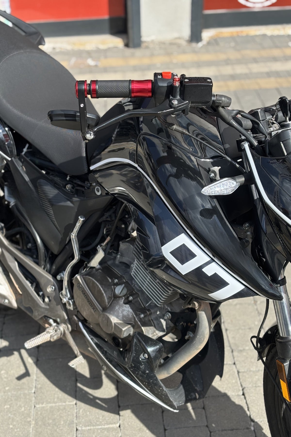 Mondial Drift-L için Beyaz Renk 07 Sticker Etiket (Sağ ve Sol )