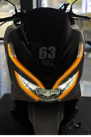 Honda PCX (2018-2020) için Far Tasarım Folyosu Sticker