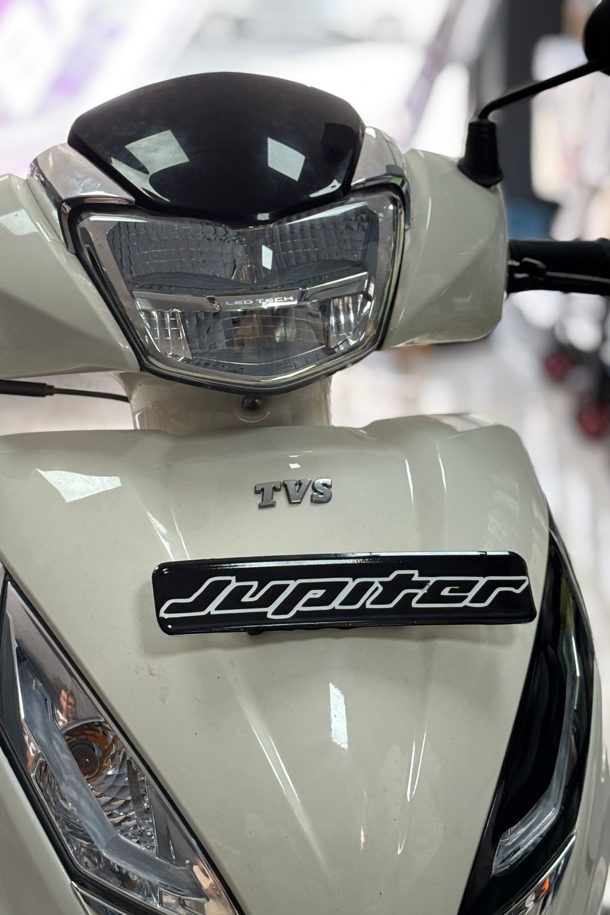 TVS Jupiter Ön Plakalık için Jupiter Yazılı Kaplama Sticker