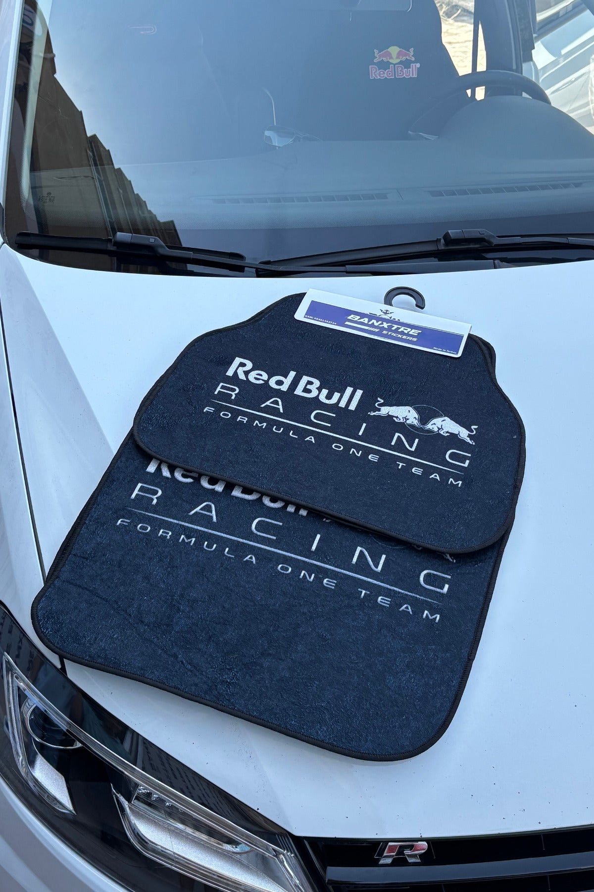 Universal Tüm Araçlara Uyumlu Boğa Enerji Racing Oto Paspas Seti Ön ve Arka (4 Parça )