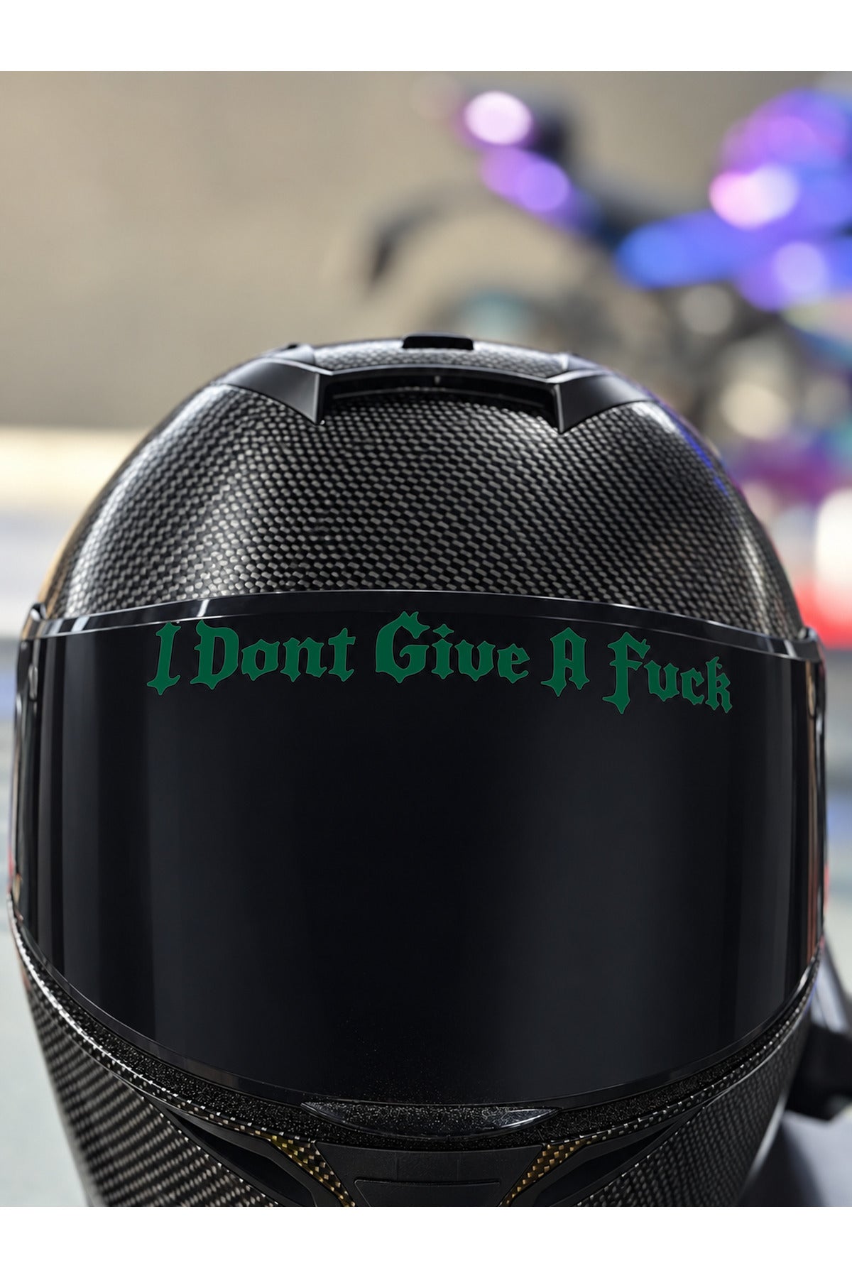 Motosiklet Kaskı için I Dont Give a FCK Sticker Etiket (1 Adet)