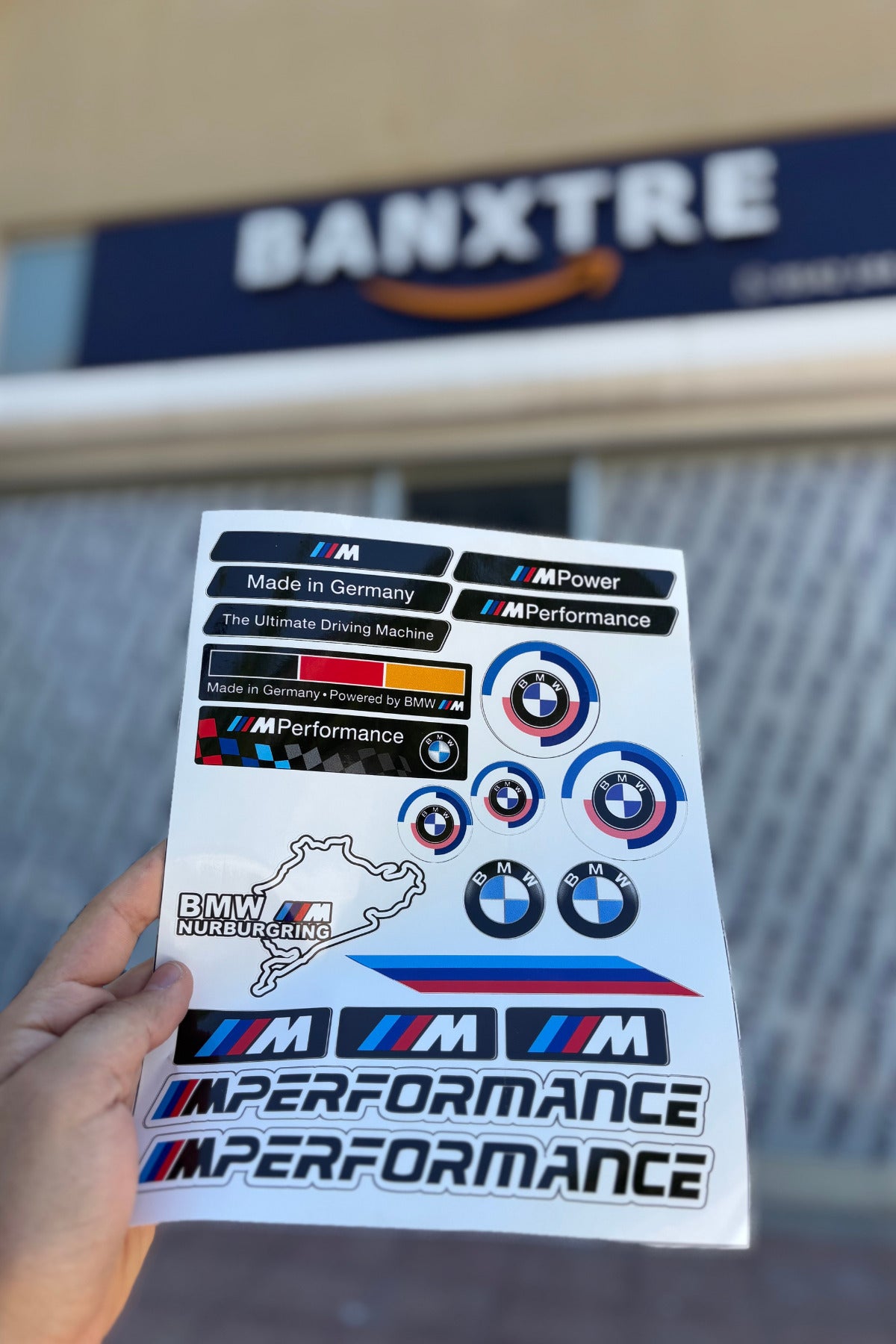 BMW Motorsport A4 Sticker Pack Sticker Seti (20 Parça)