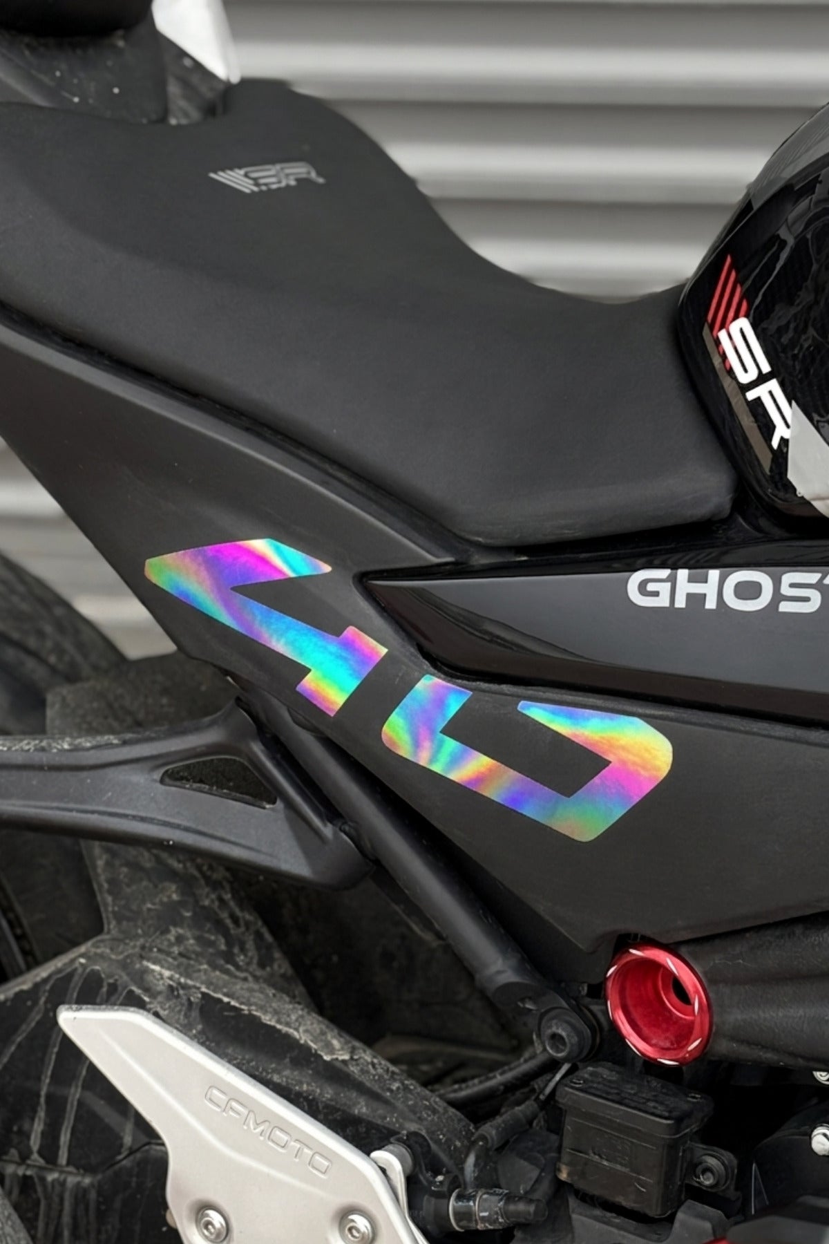 CFMOTO 450SR için Orijinal 40 Yazıları Sticker Etiket (Sağ ve Sol)