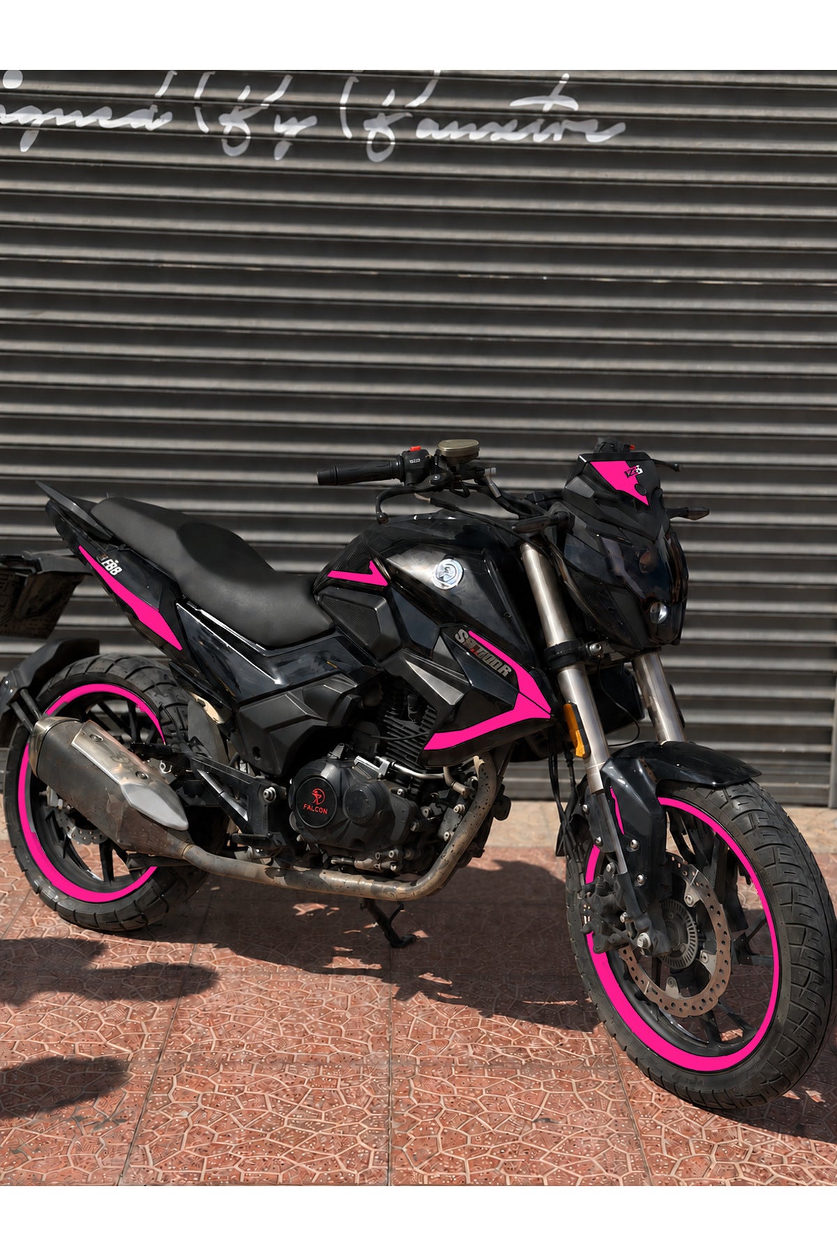 Falcon Salvador S188 Motosiklet için Komple Dekor Sticker Seti