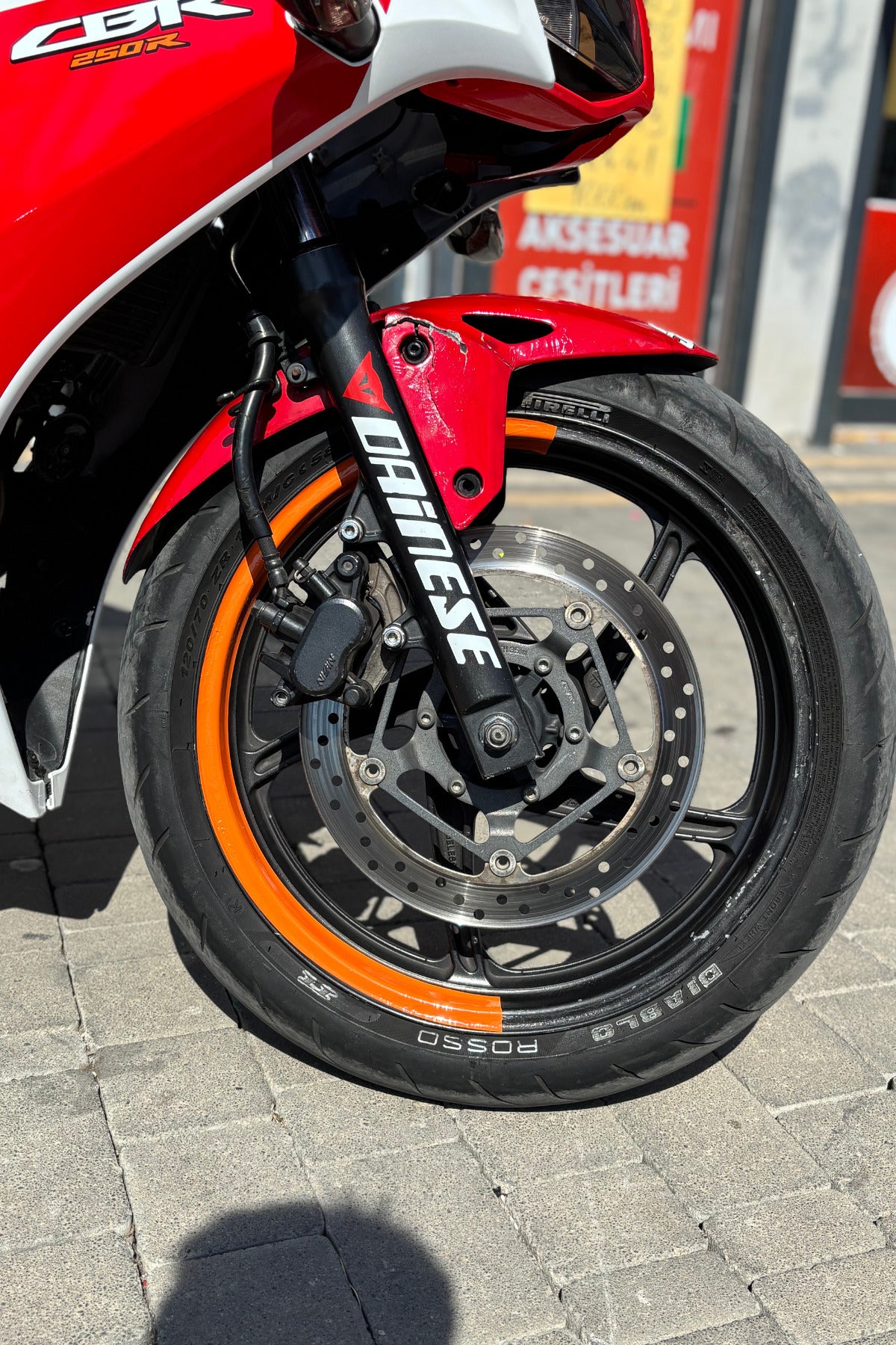 Motosiklet 17 Inch Jantlara Uyumlu Yarım Jant Şeridi