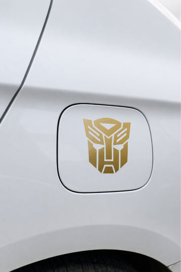 Motor ve Araba için Gold Renk Transformers Sticker Etiket (1 Adet)