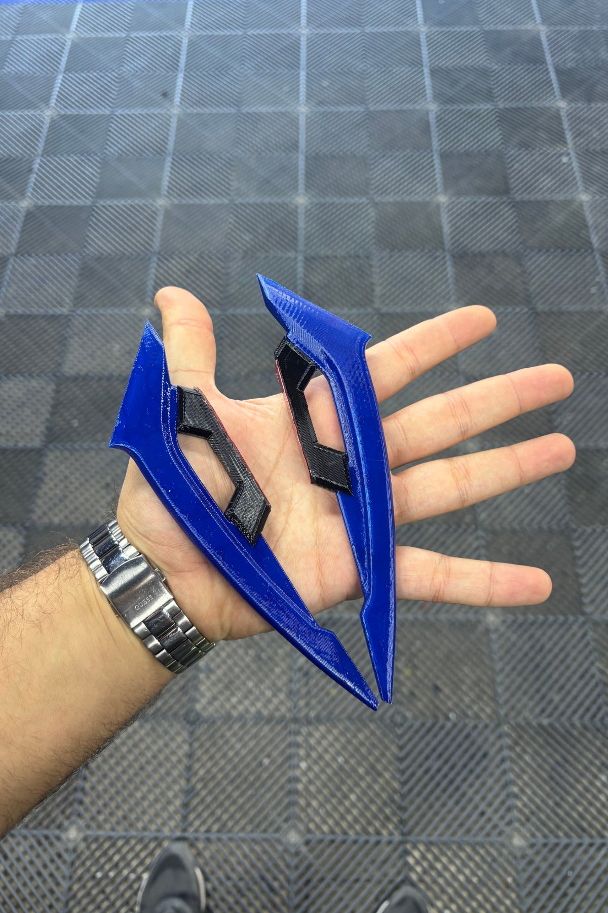 Motosiklet için Yan Kanat İnce Slider Sticker