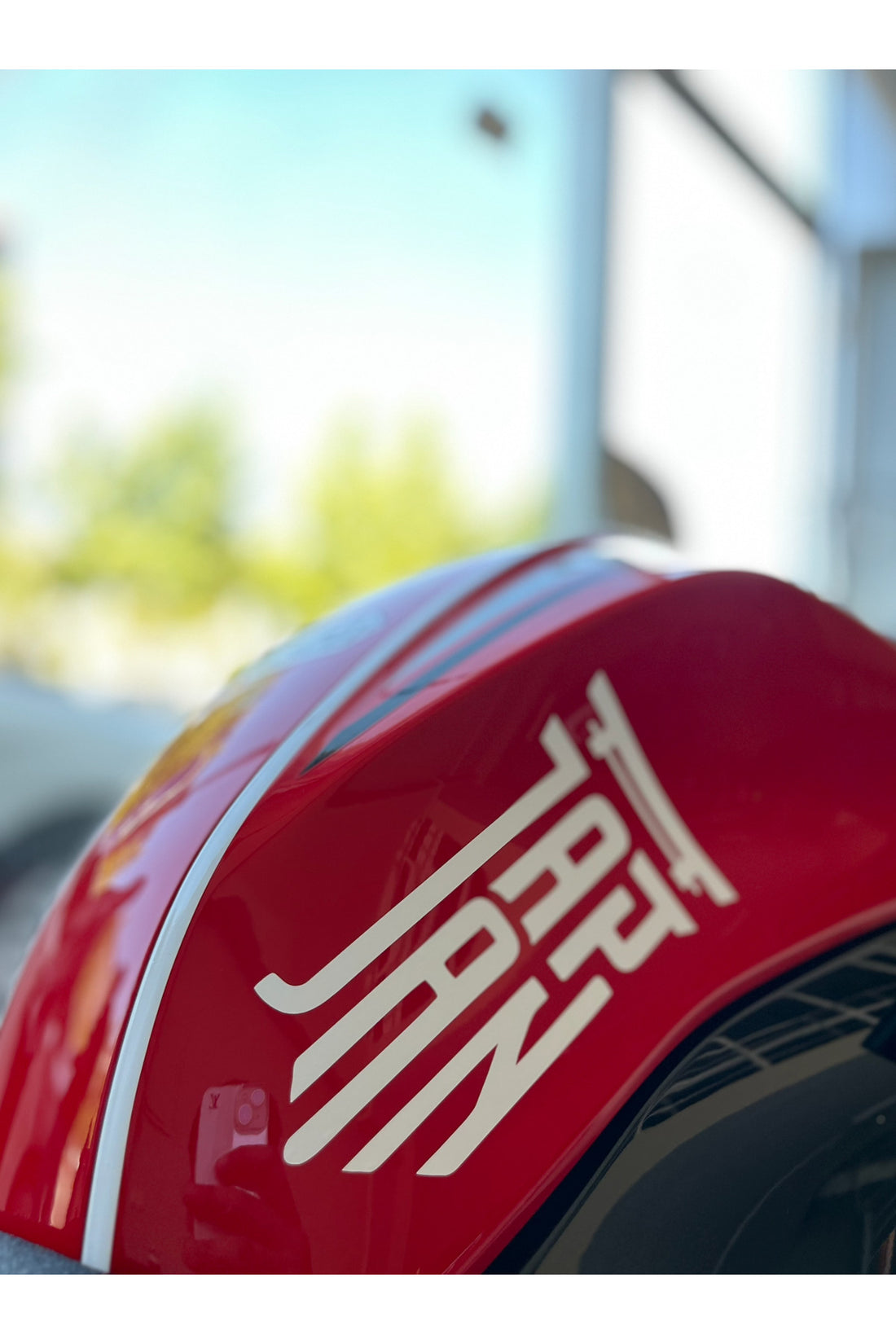 Motor-Araba-Kask için Beyaz Renk Şekilli Japan yazısı (15CMx8,5CM)
