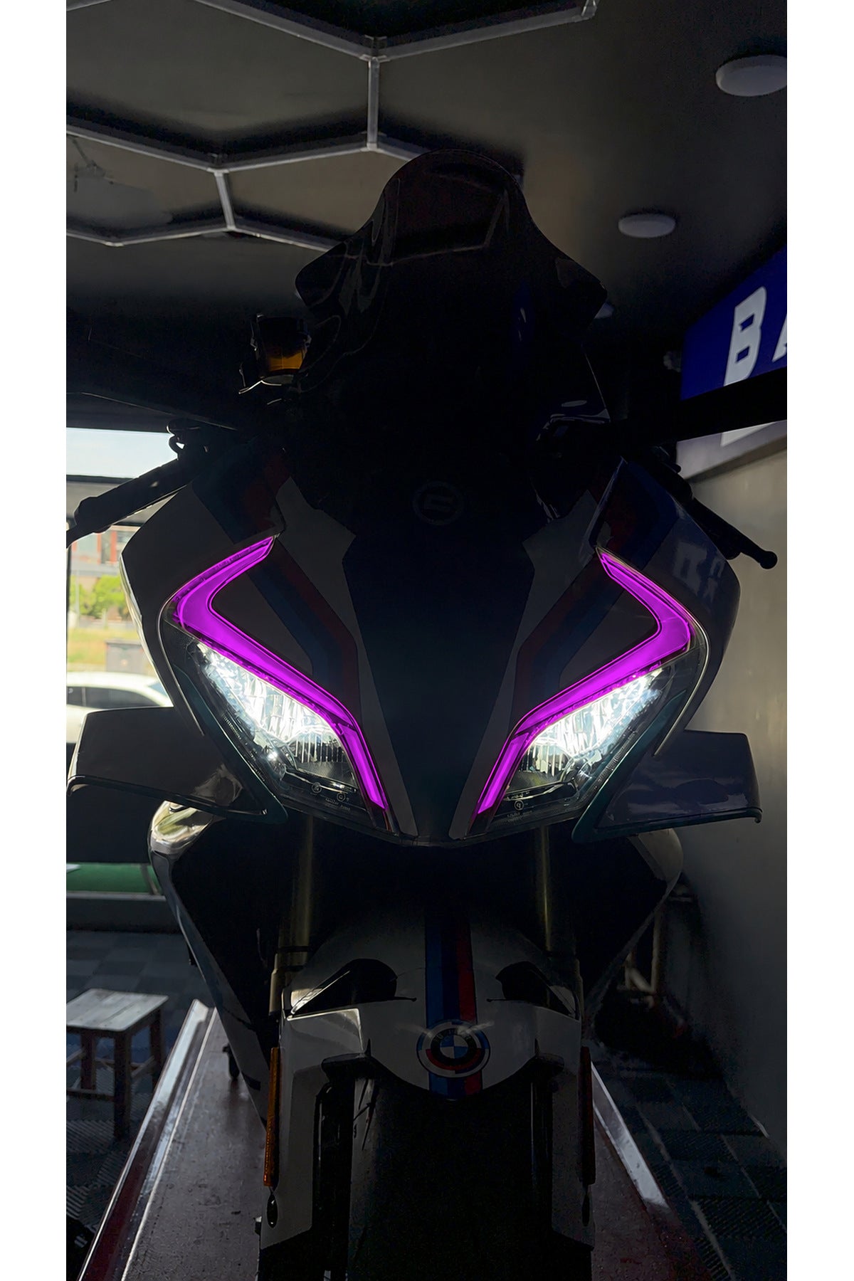CFMOTO 450SR Gündüz Ledi için Hazır Kesim Far Filmi Far Renklendirme Sticker