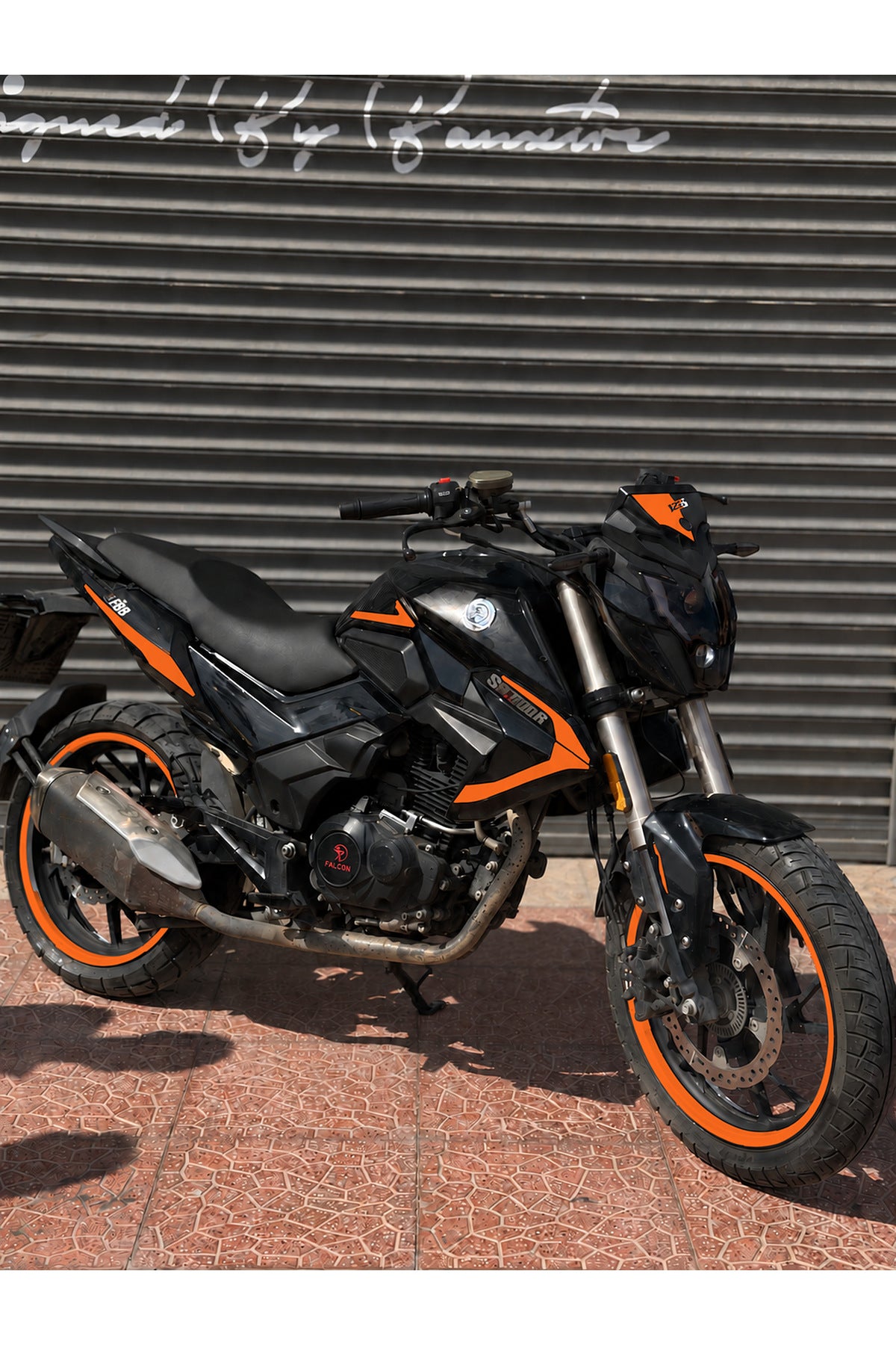 Falcon Salvador S188 Motosiklet için Komple Dekor Sticker Seti
