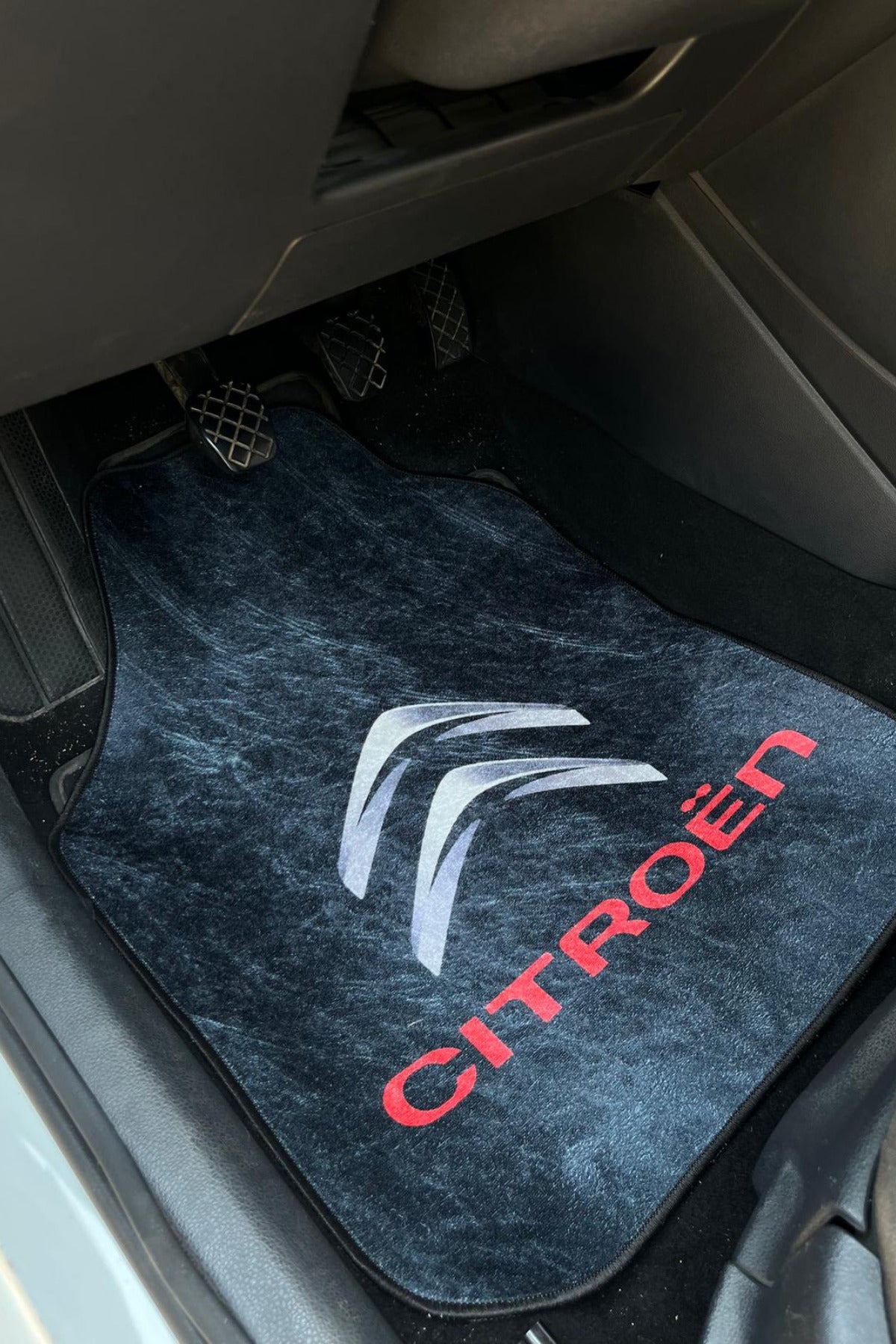 Universal Tüm Araçlara Uyumlu Citroen Renkli Oto Paspas Seti Ön ve Arka (4 Parça )