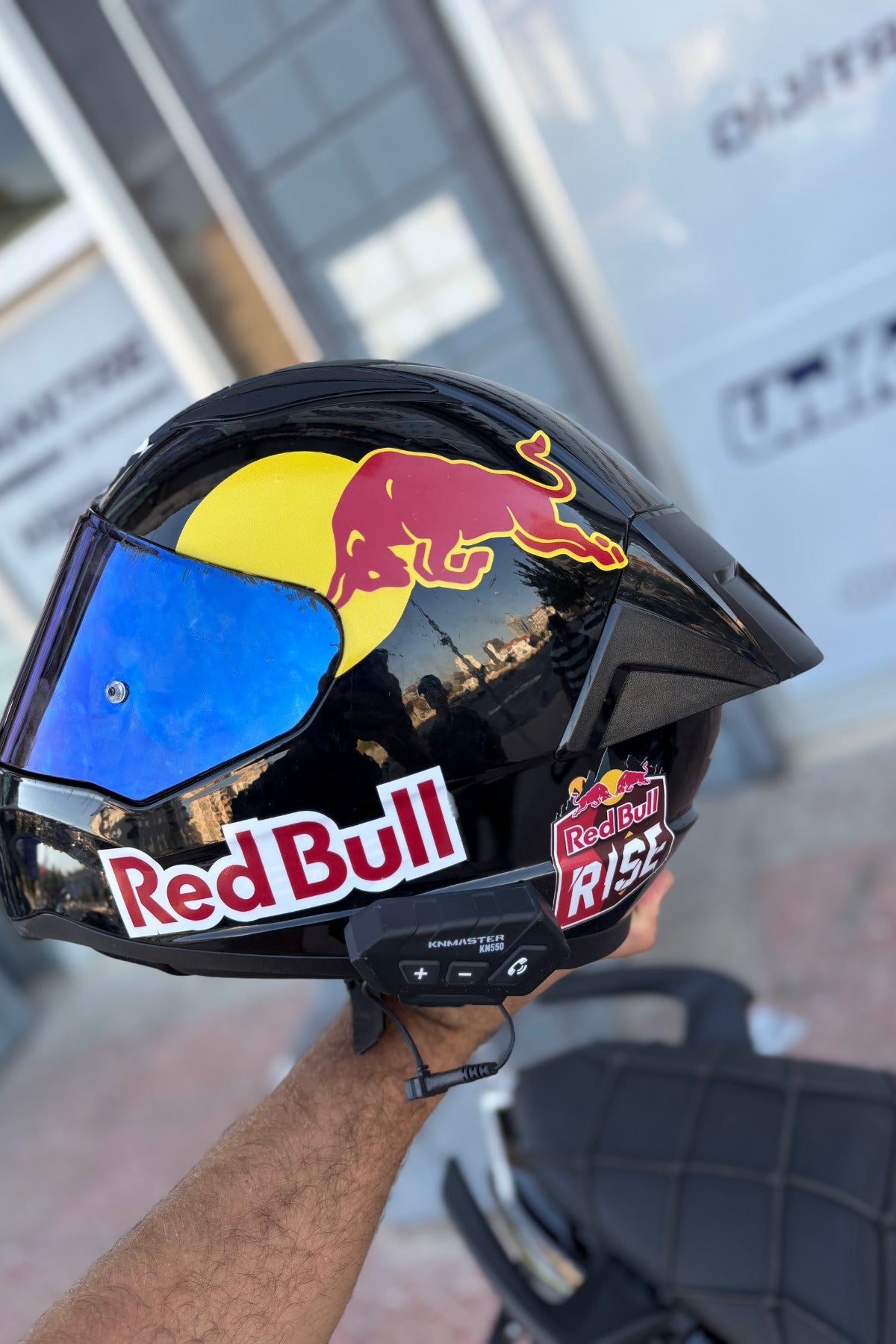 Universal Tüm Kasklara Uyumlu Boğa Enerji Kask Kaplama Sticker Seti (6 Parça)