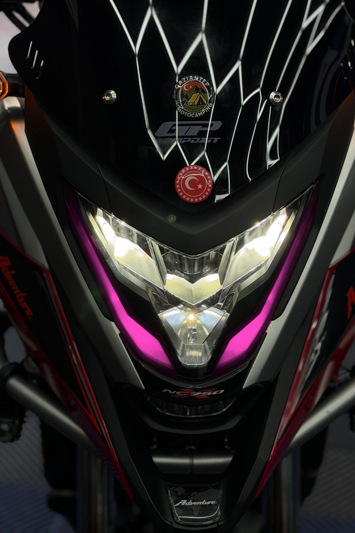Honda NCX 750 için Far Renklendirme Far Tasarım Film Sticker
