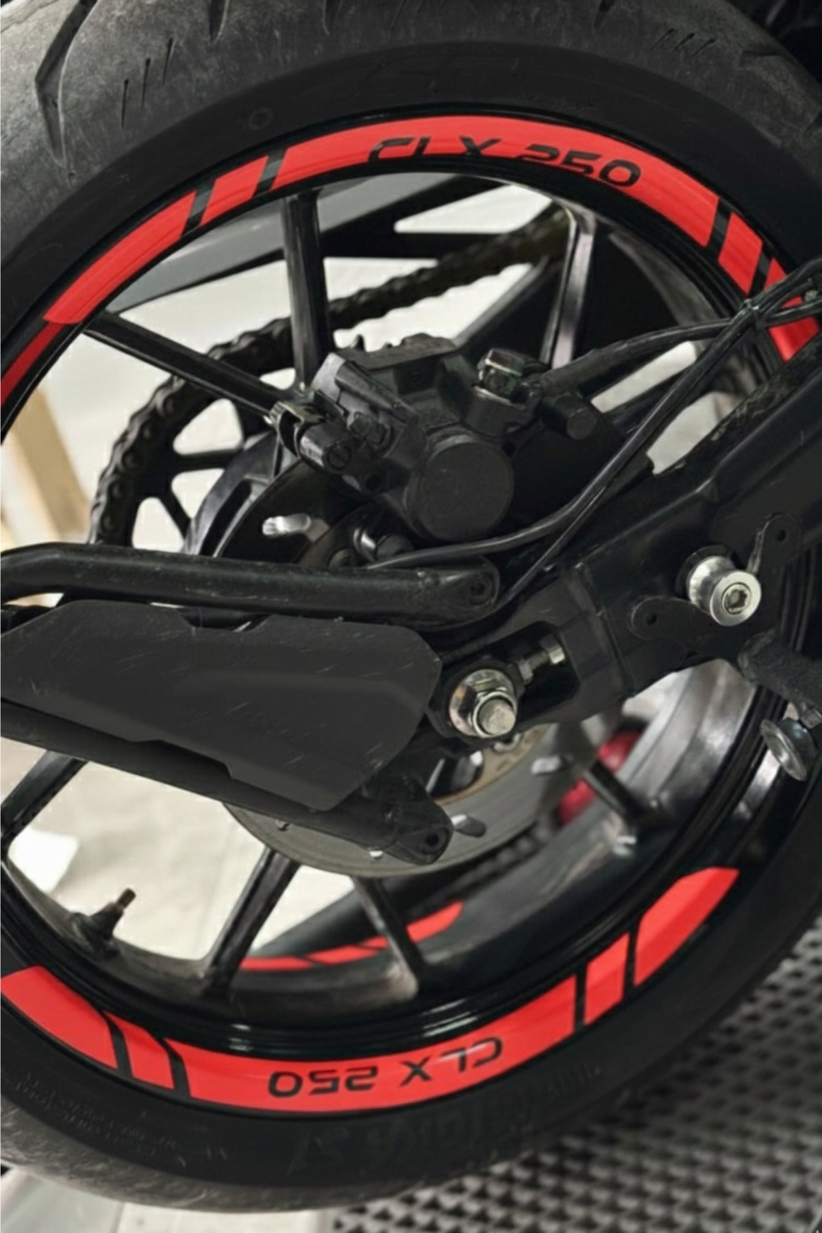 CFMOTO CLX 250 için Jant Şeridi Sticker Seti