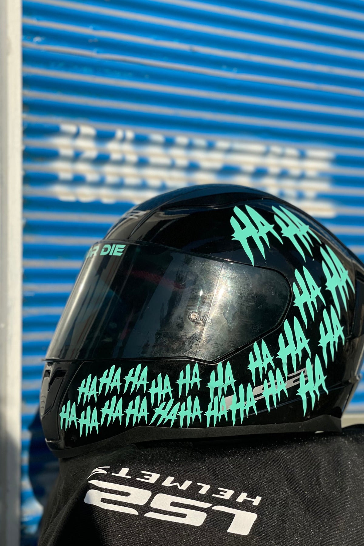 Motor-Araba-Kask için Orafol Nane Renk Hahaha Sticker Etiket 34'lü Set Tüm Araçlara Uyumlu