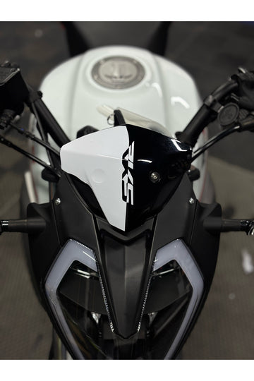 RKS RK125 için Beyaz Renk RKS Yazılı Kafa Detay Sticker Etiket