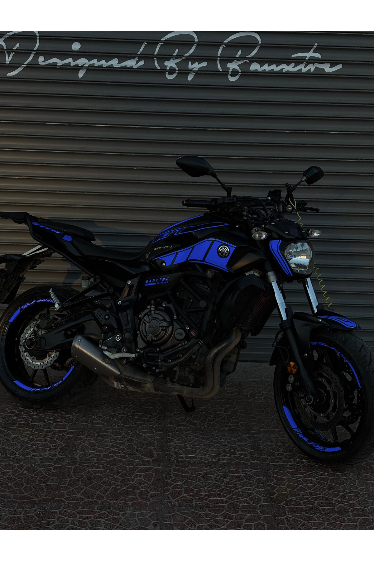 Yamaha MT-07 için Komple Sticker Seti (2014-2017) (Sağ ve Sol )