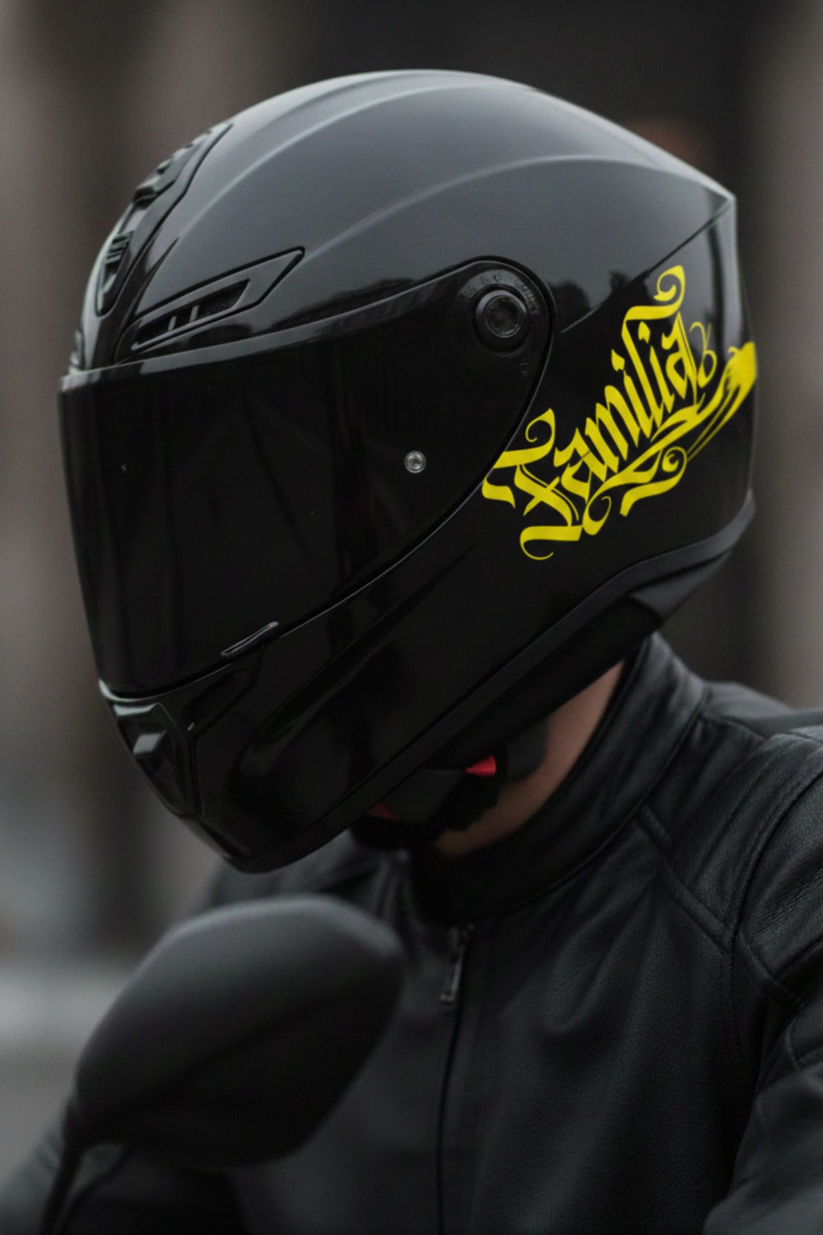 Kask ve Motosiklet için Familia (Aile) Sticker Etiket