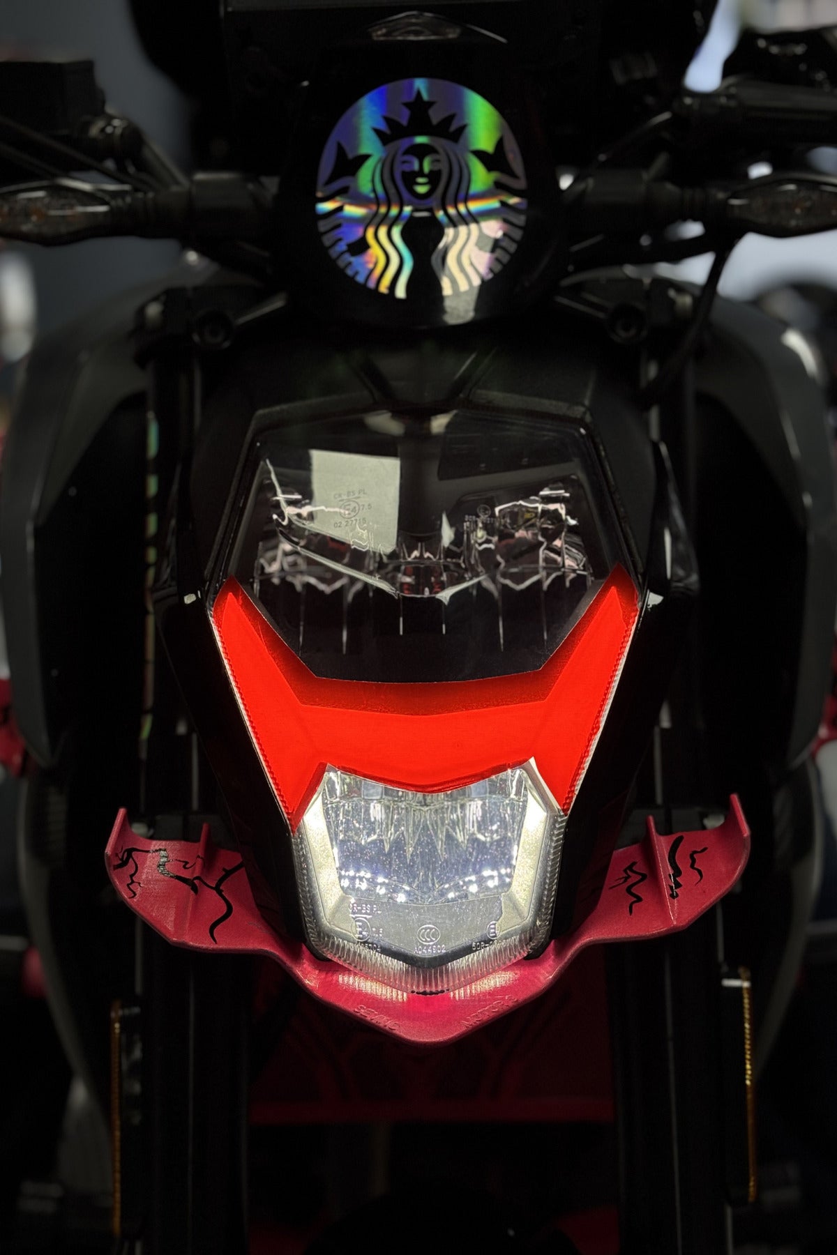 CFMOTO NK250 Gündüz Led için Renkli Far Filmi Sticker