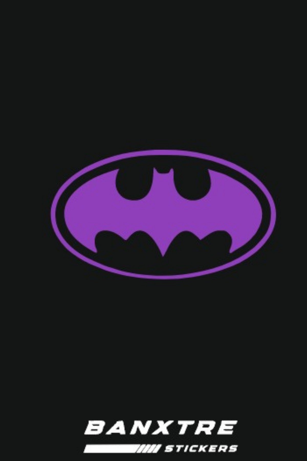 Motor-Araba-Kask için Batman Sticker Etiket (10CMx5CM)(1 Adet)