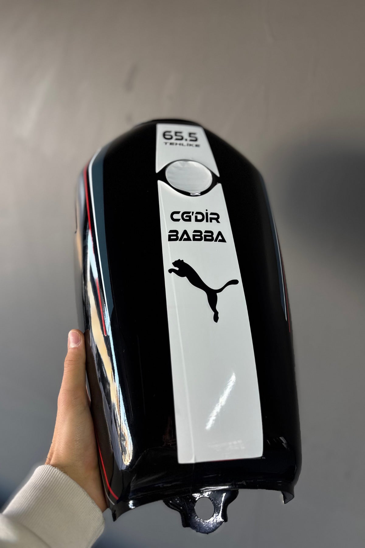 CG Motosiklet için Uyumlu Depo Sticker Seti CGDİR BABA 65.5 (2 Parça)
