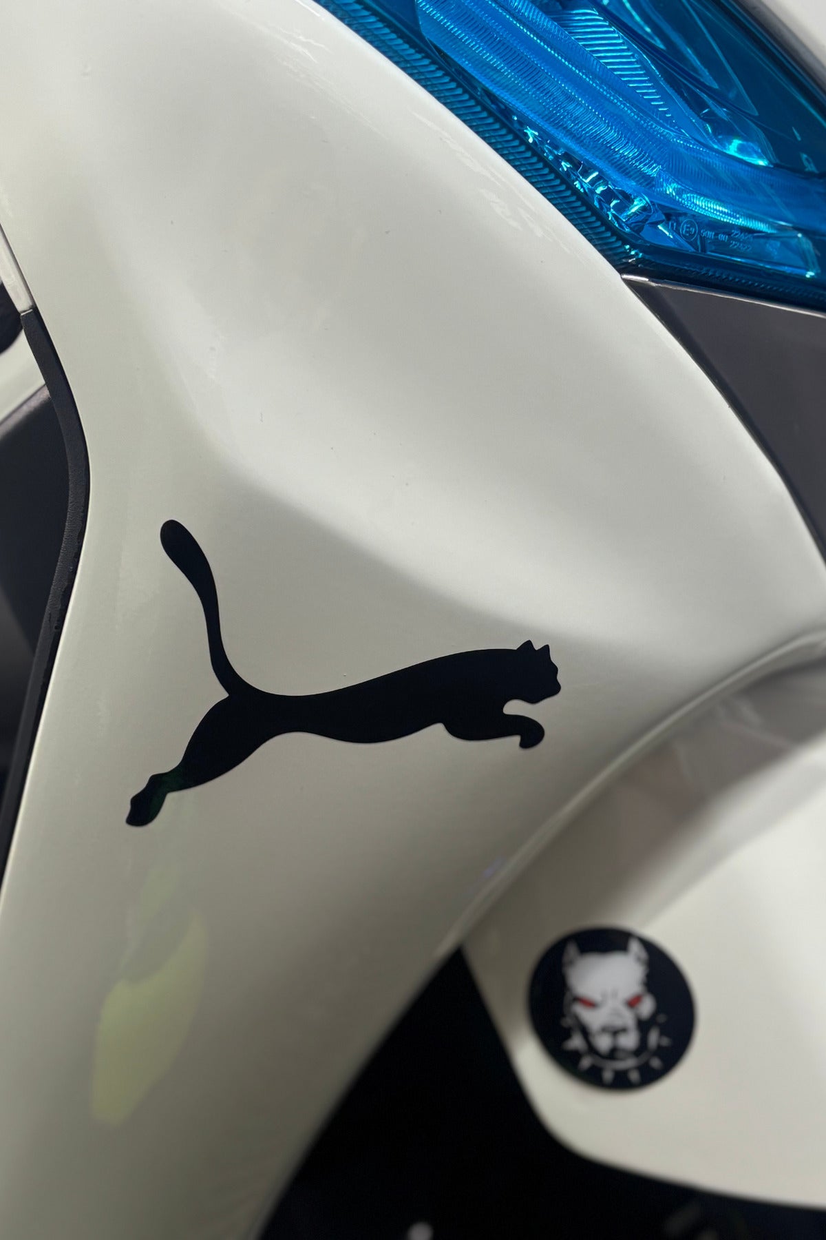 Motosiklet ve CG Deposu için Leopar Desenli Depo için Sticker Etiket (Sağ ve Sol )