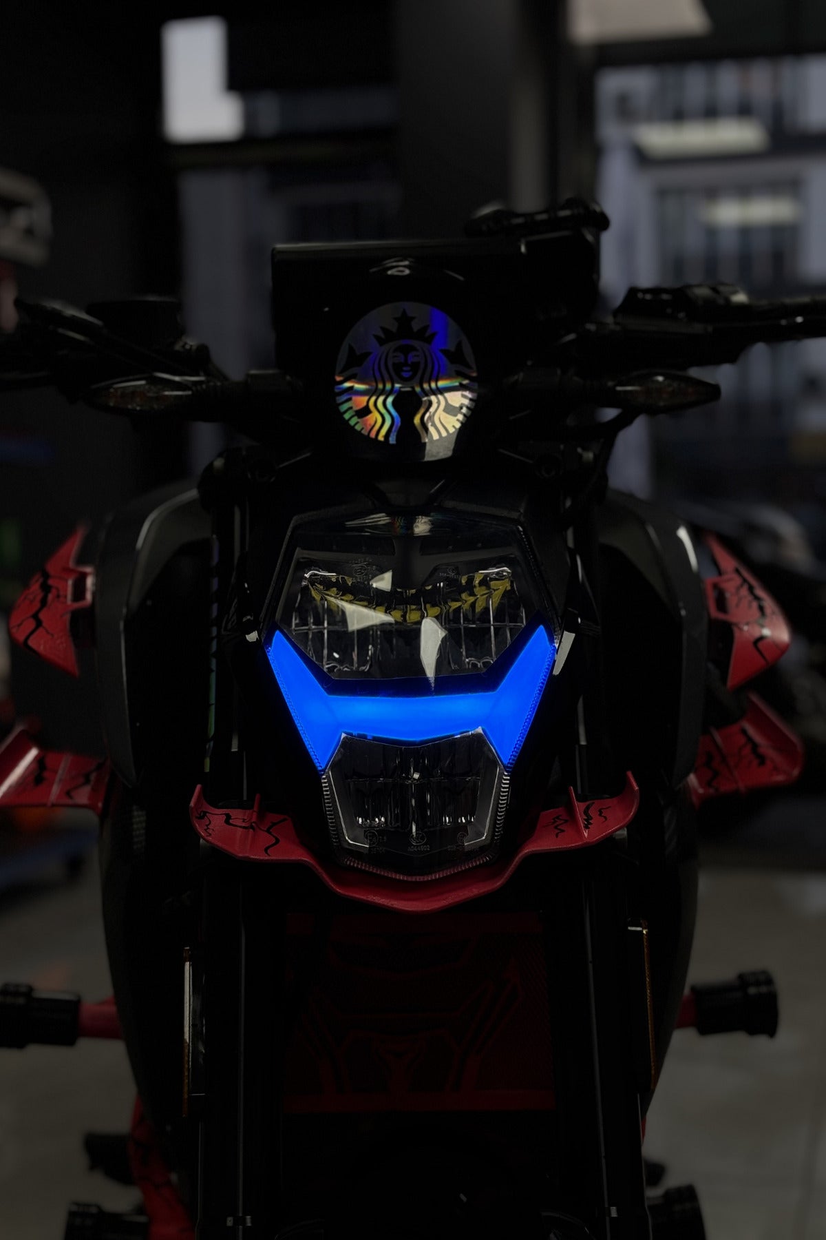 CFMOTO NK250 Gündüz Led için Renkli Far Filmi Sticker