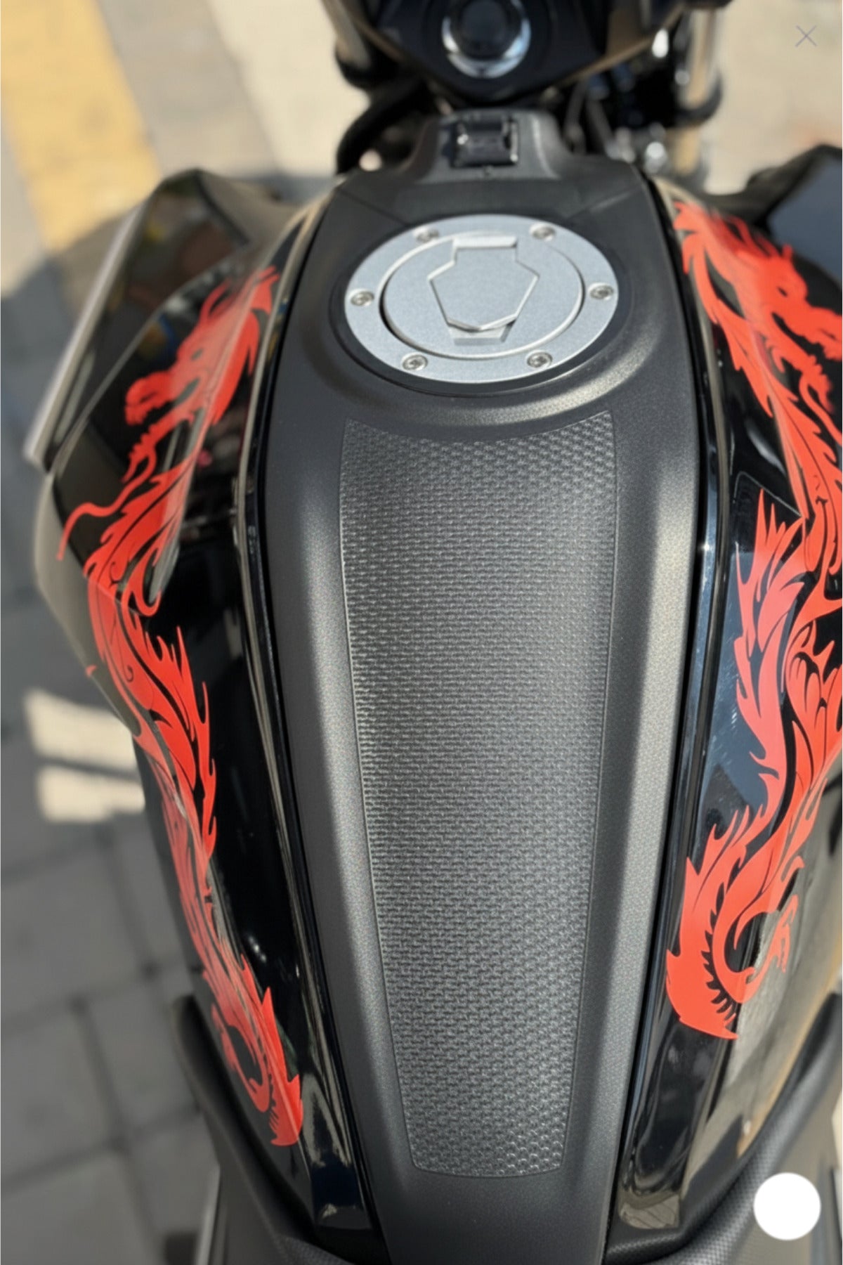 Universal Tüm Motorlara Uyumlu Ejder Desenli Jant Şeridi
