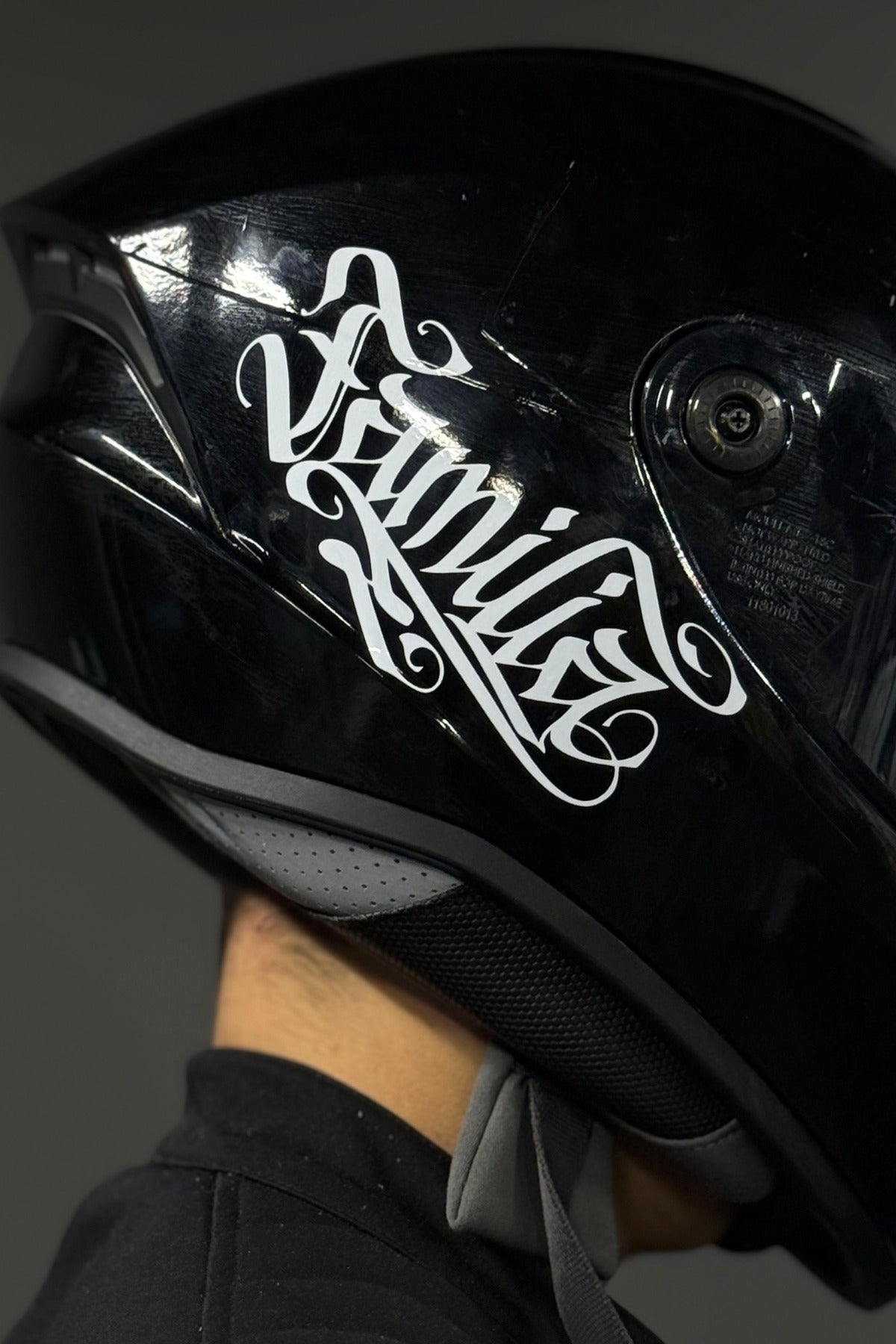 Kask ve Motosiklet için Familia (Aile) Sticker Etiket