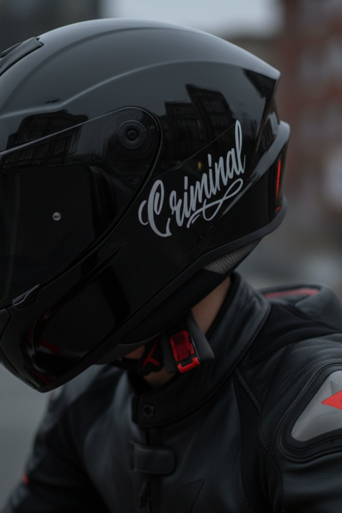 Motosiklet ve Kask için Criminal Sticker Etiket (1 Adet)