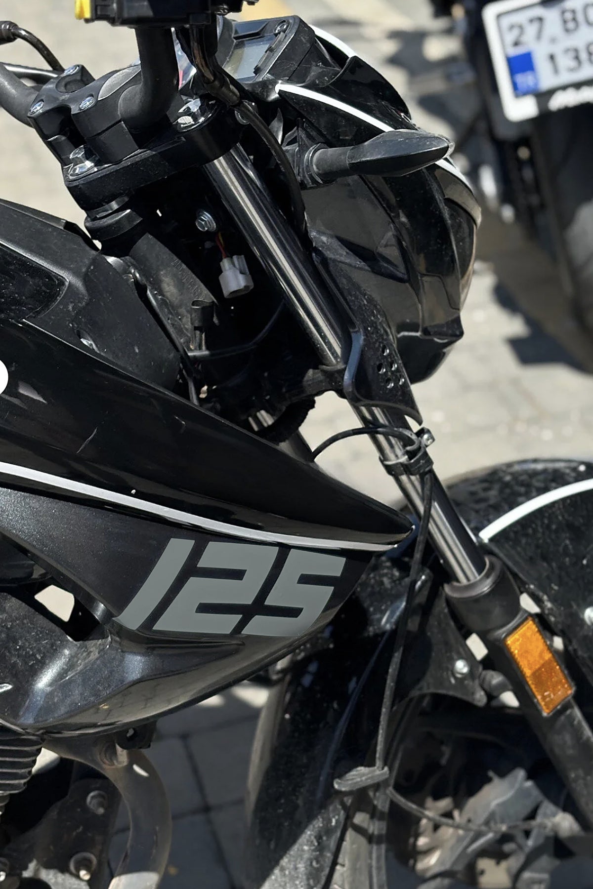 Mondial Drift-L Yan Grenajlar için 125 Yazısı Sticker Etiket (Sağ ve Sol)