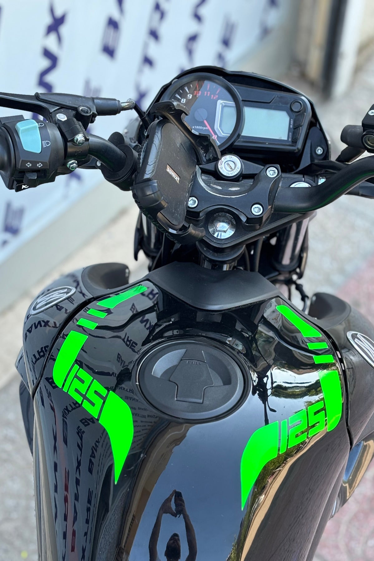 Mondial Drift-L Uyumlu Kesikli 125 Yazılı Depo Şerit Kordon