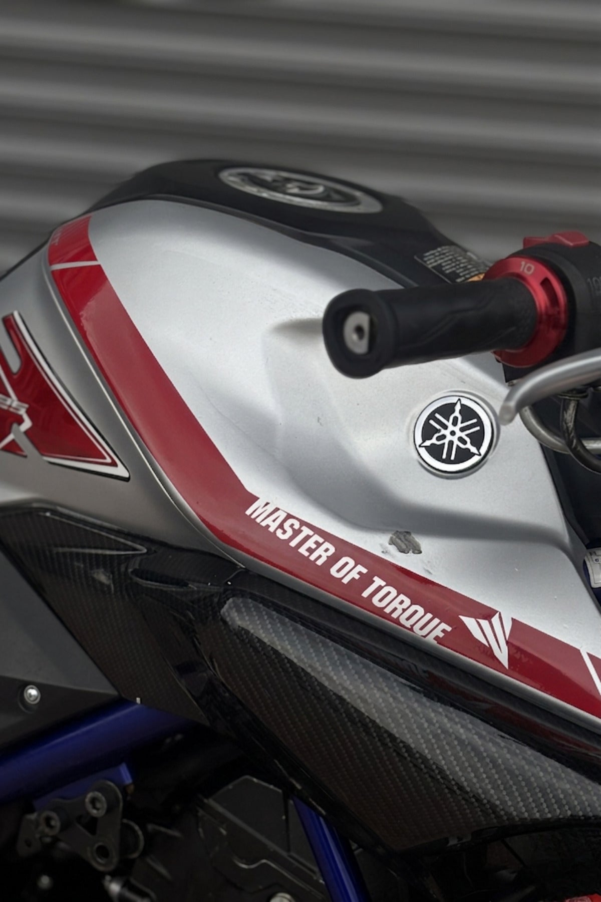 Yamaha MT-25 için Depo Kordon Master Of Torque Sticker Seti (Sağ ve Sol) (2016-2019)