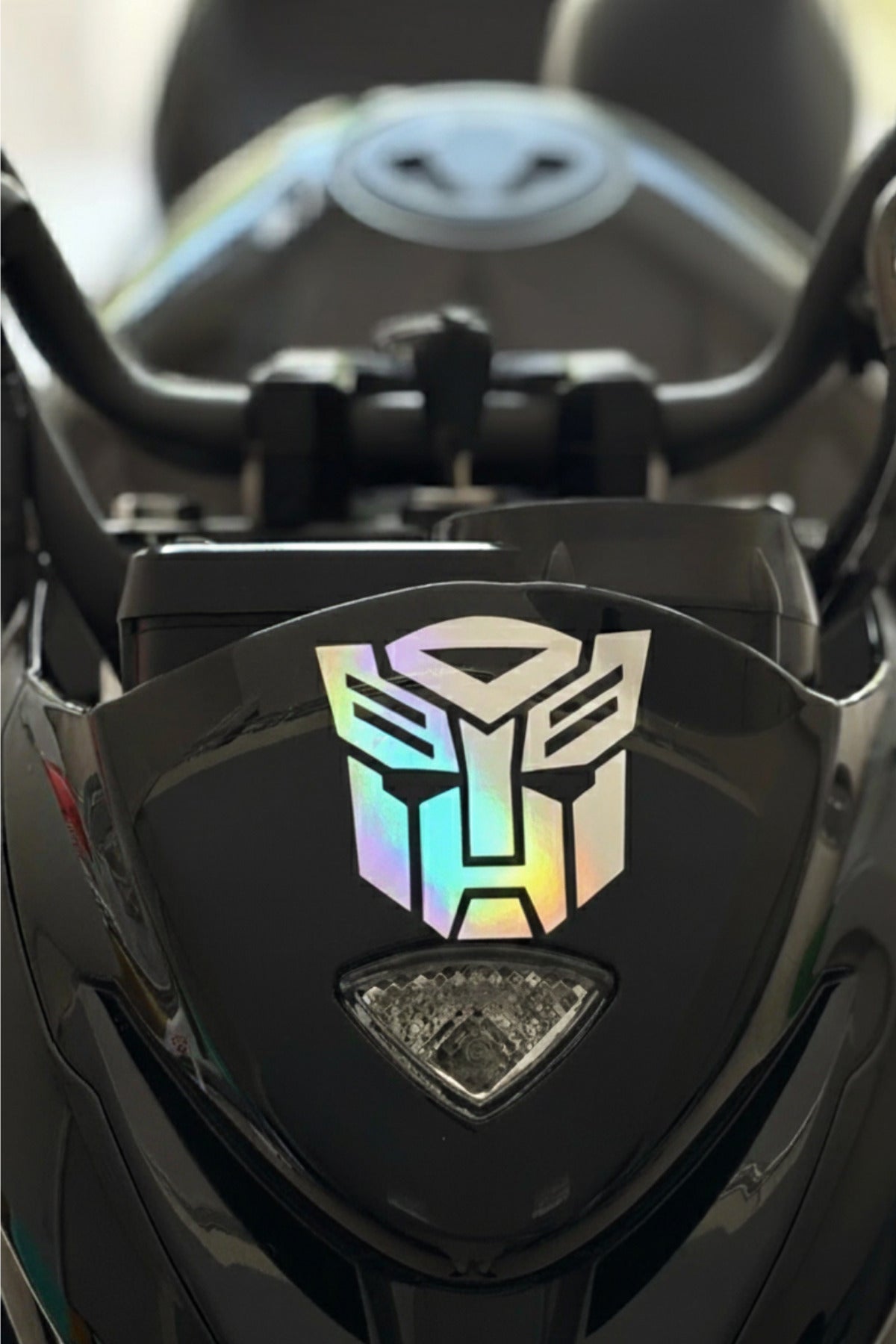 Motor ve Kask için Robot Figürlü Transformers Sticker