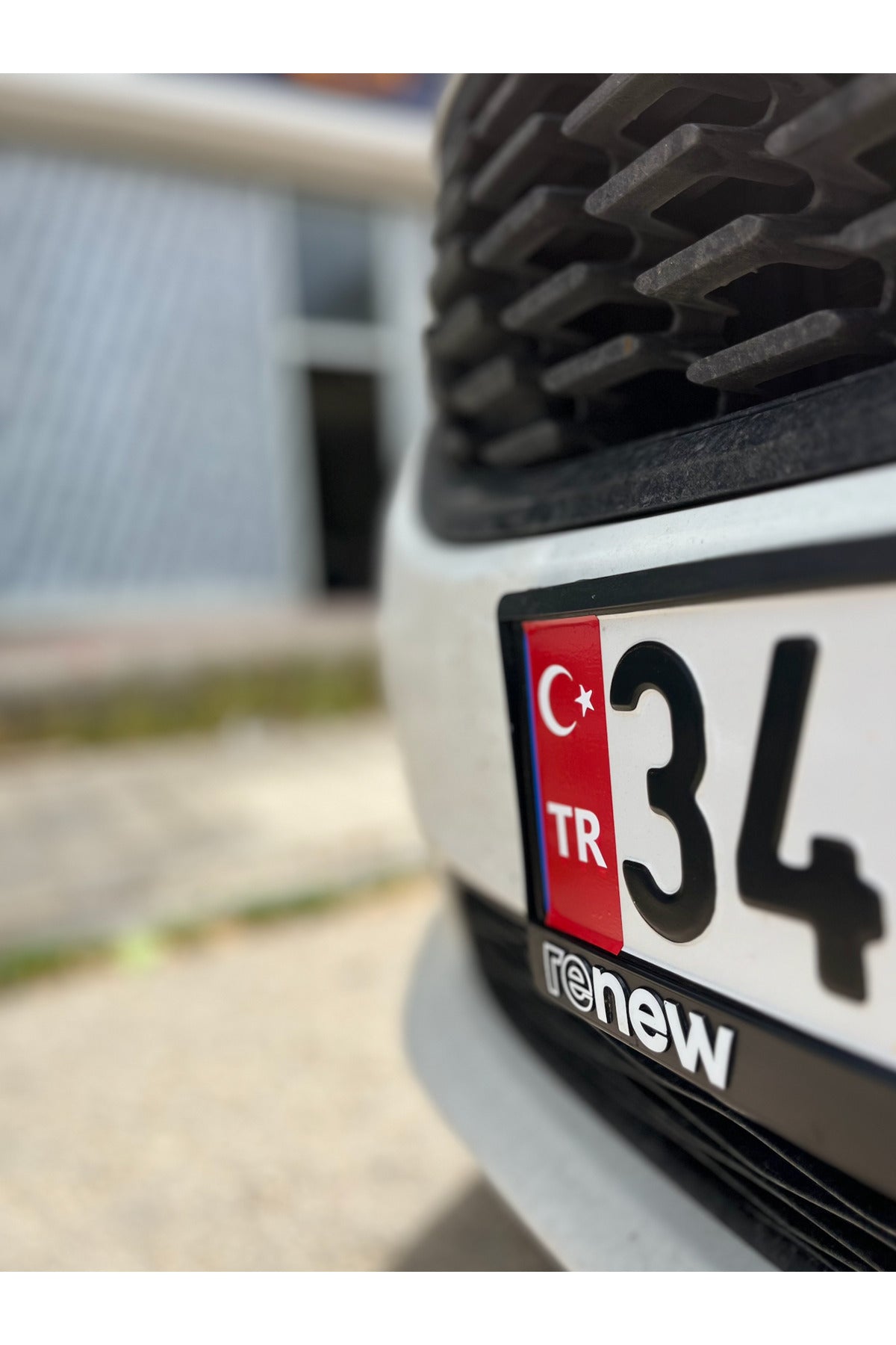 TR Kırmızı Plaka Sticker (2 adet)