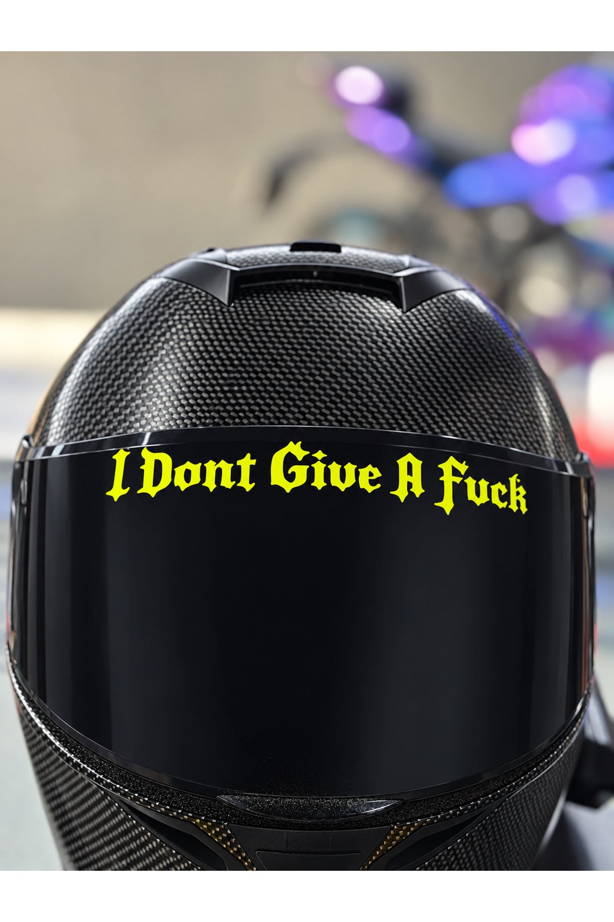 Motosiklet Kaskı için I Dont Give a FCK Sticker Etiket (1 Adet)